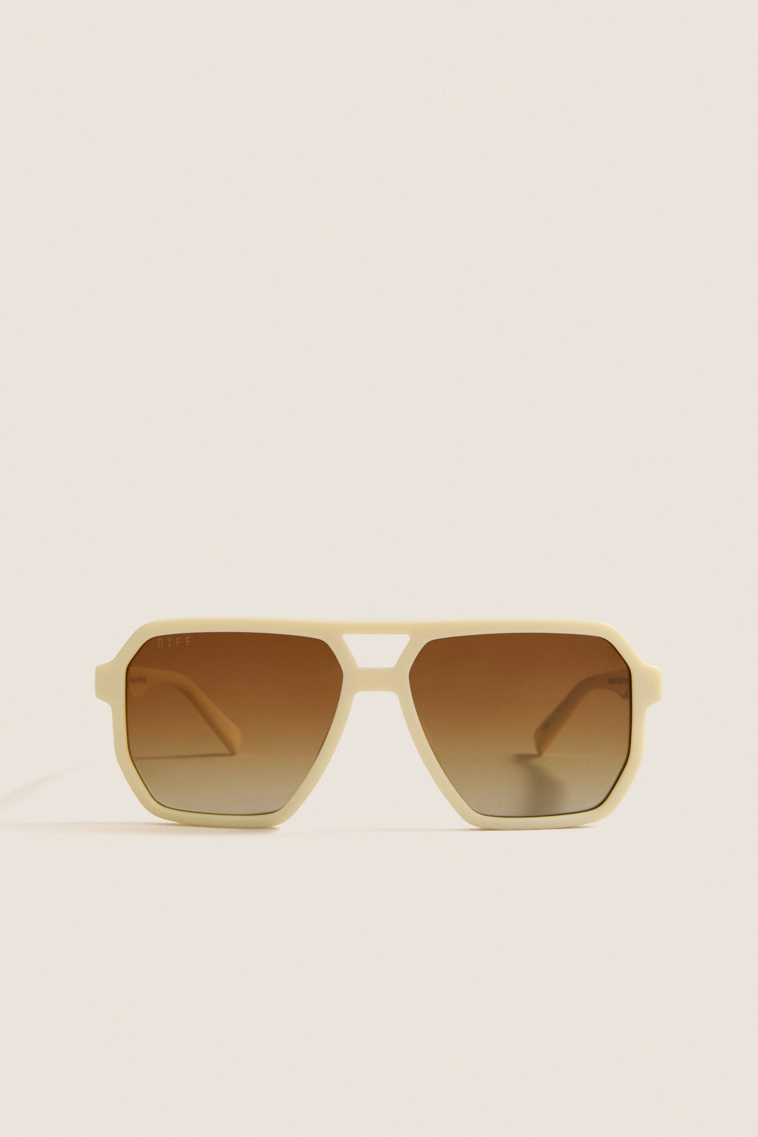 Courtside Ivory Polarized Cameron Sunglasses sold by Tuckernuck