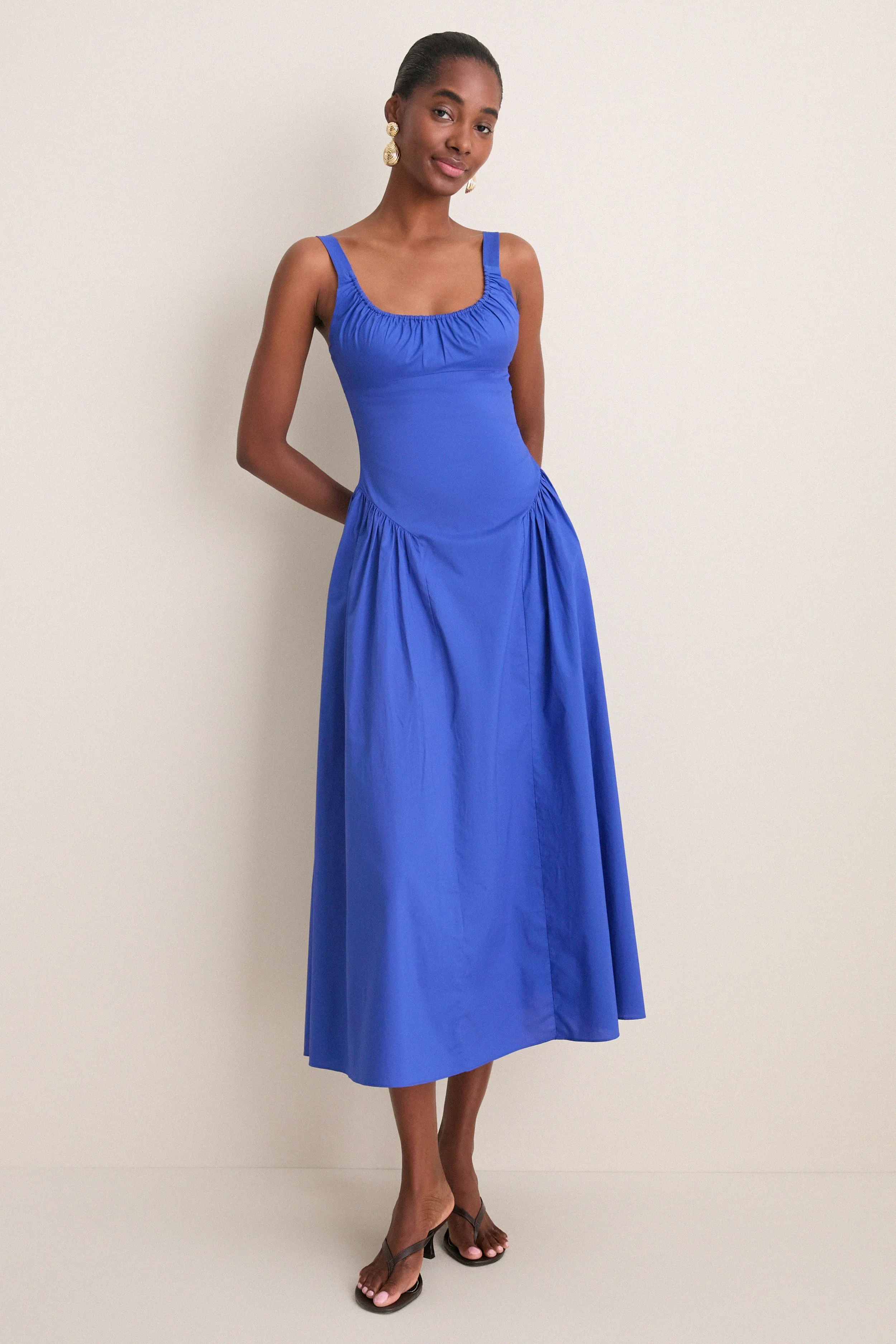 Cobalt Marcella Midi Dress sold by Tuckernuck