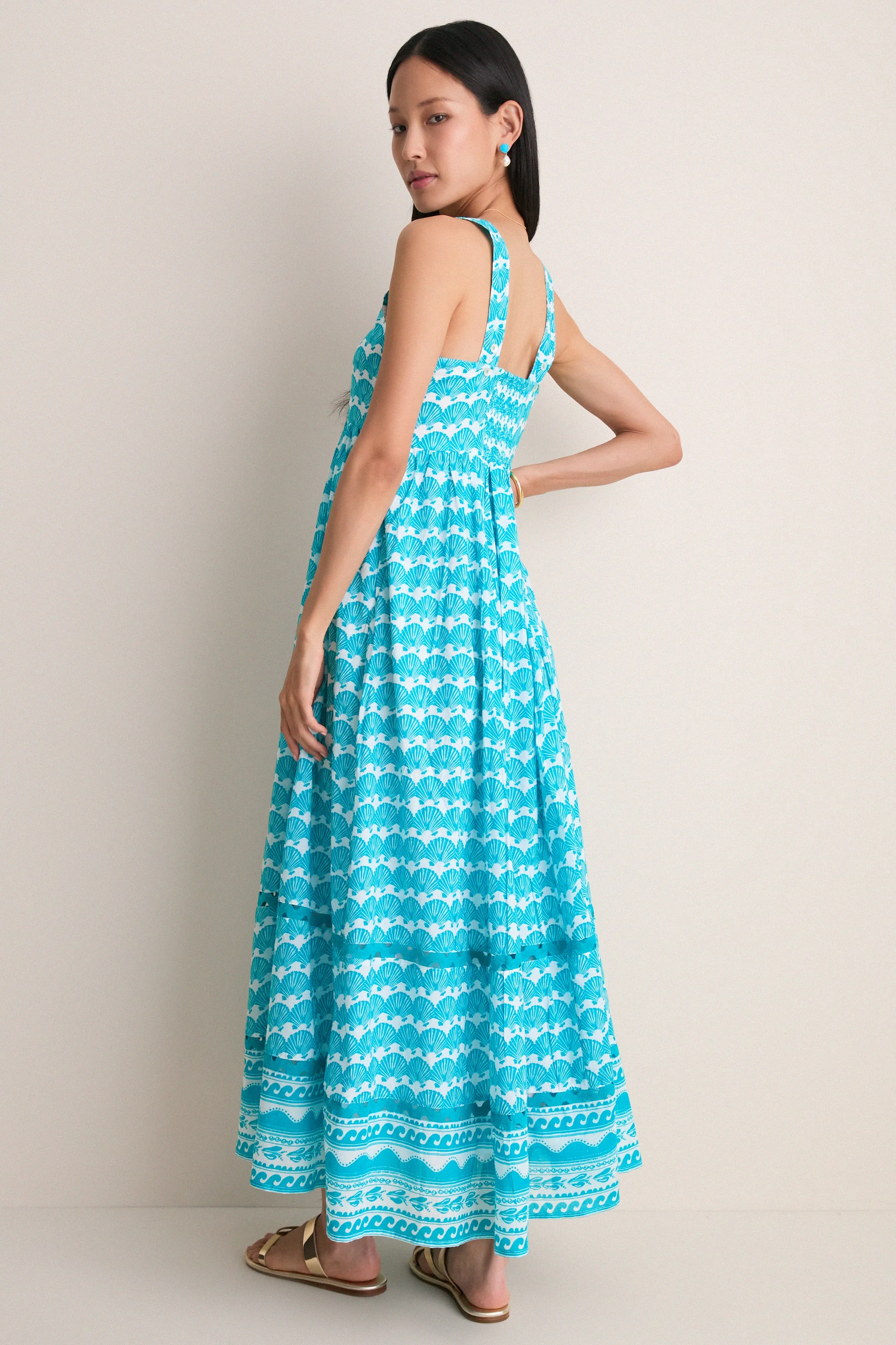 Green Isla Lily Maxi Dress sold by Tuckernuck product image thumbnail 4