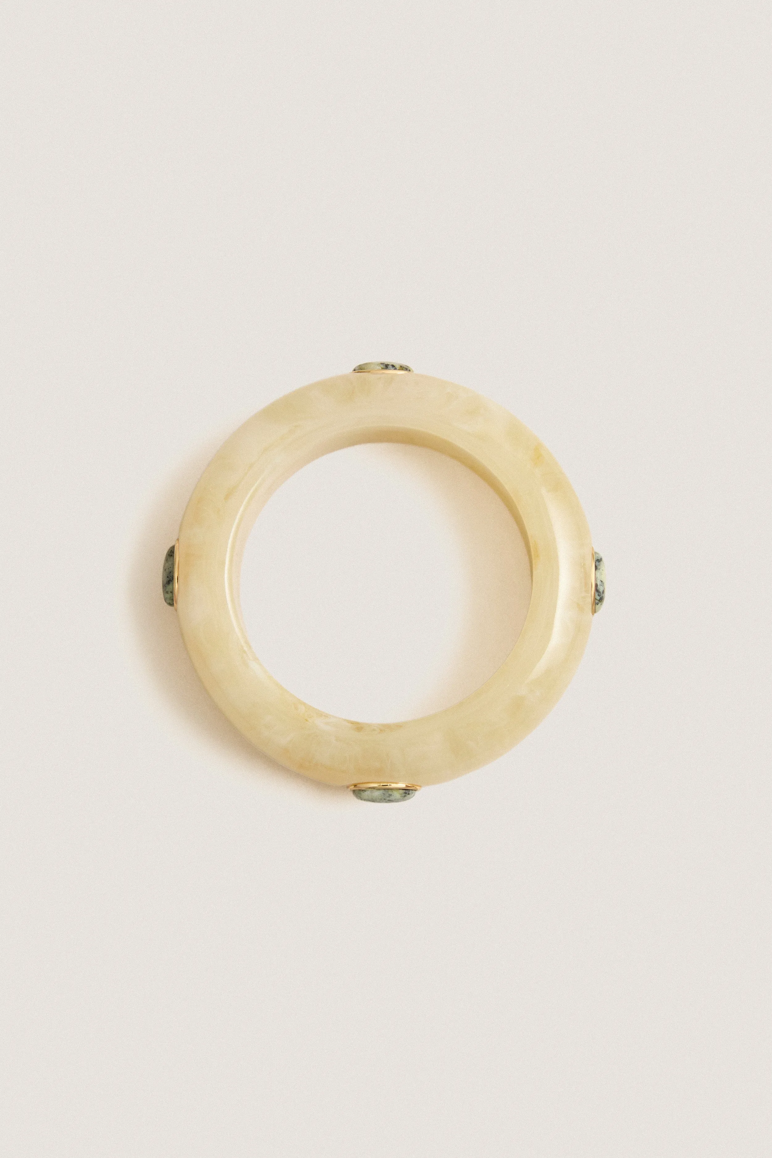 Yellow Turquoise Noa Stone Cuff sold by Tuckernuck