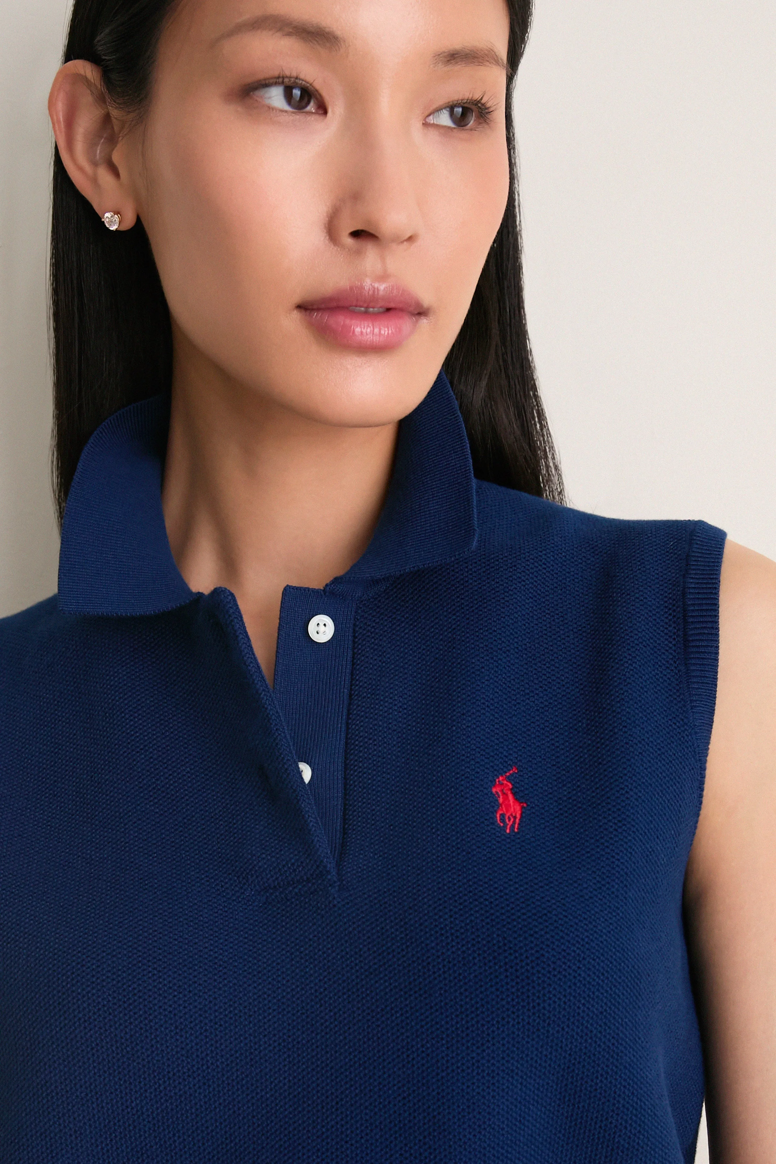 East Side Royal Cotton Sleeveless Polo Knit sold by Tuckernuck product image thumbnail 2