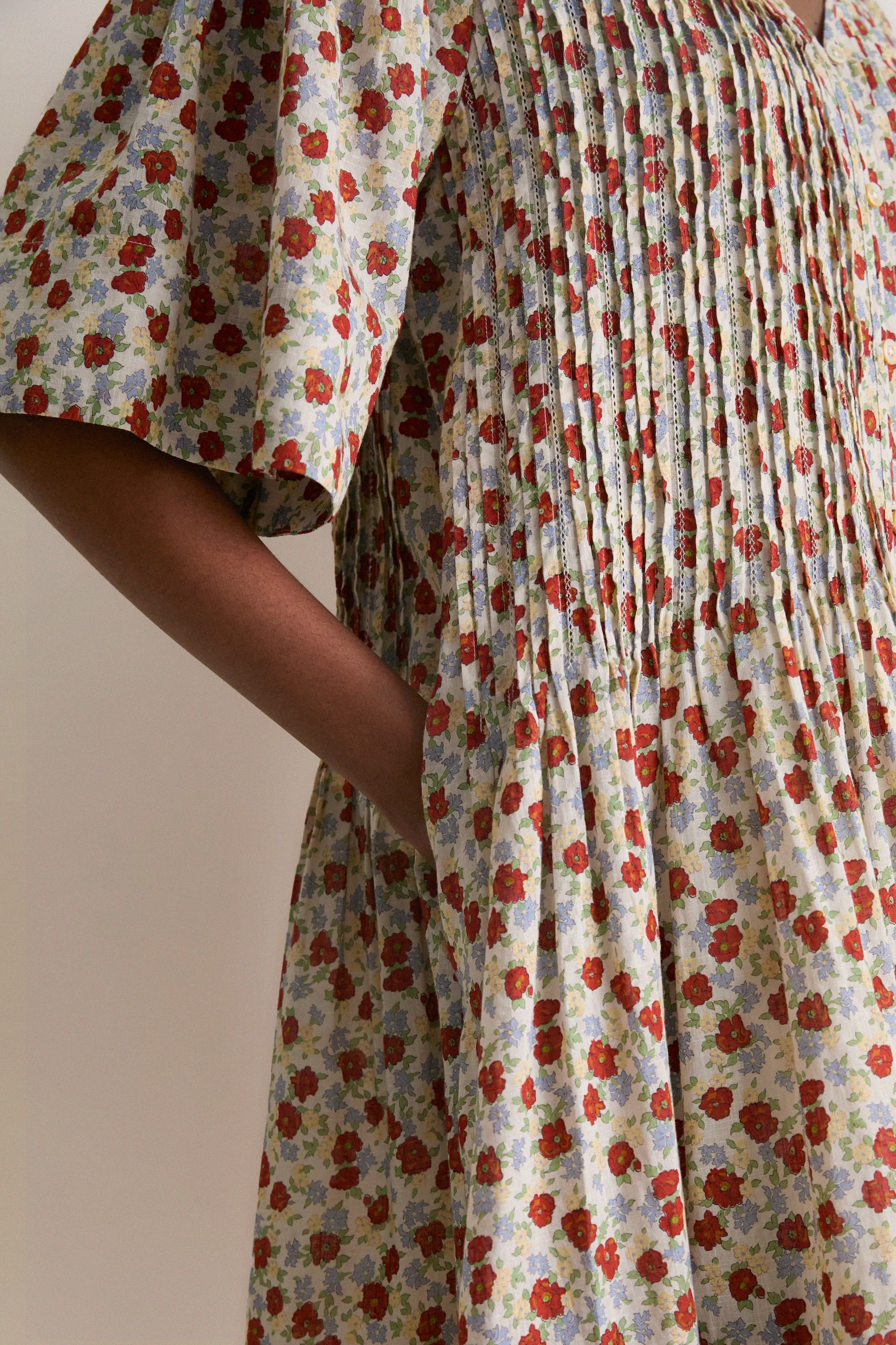 Multi Viera Print Mini Dress sold by Tuckernuck product image thumbnail 5