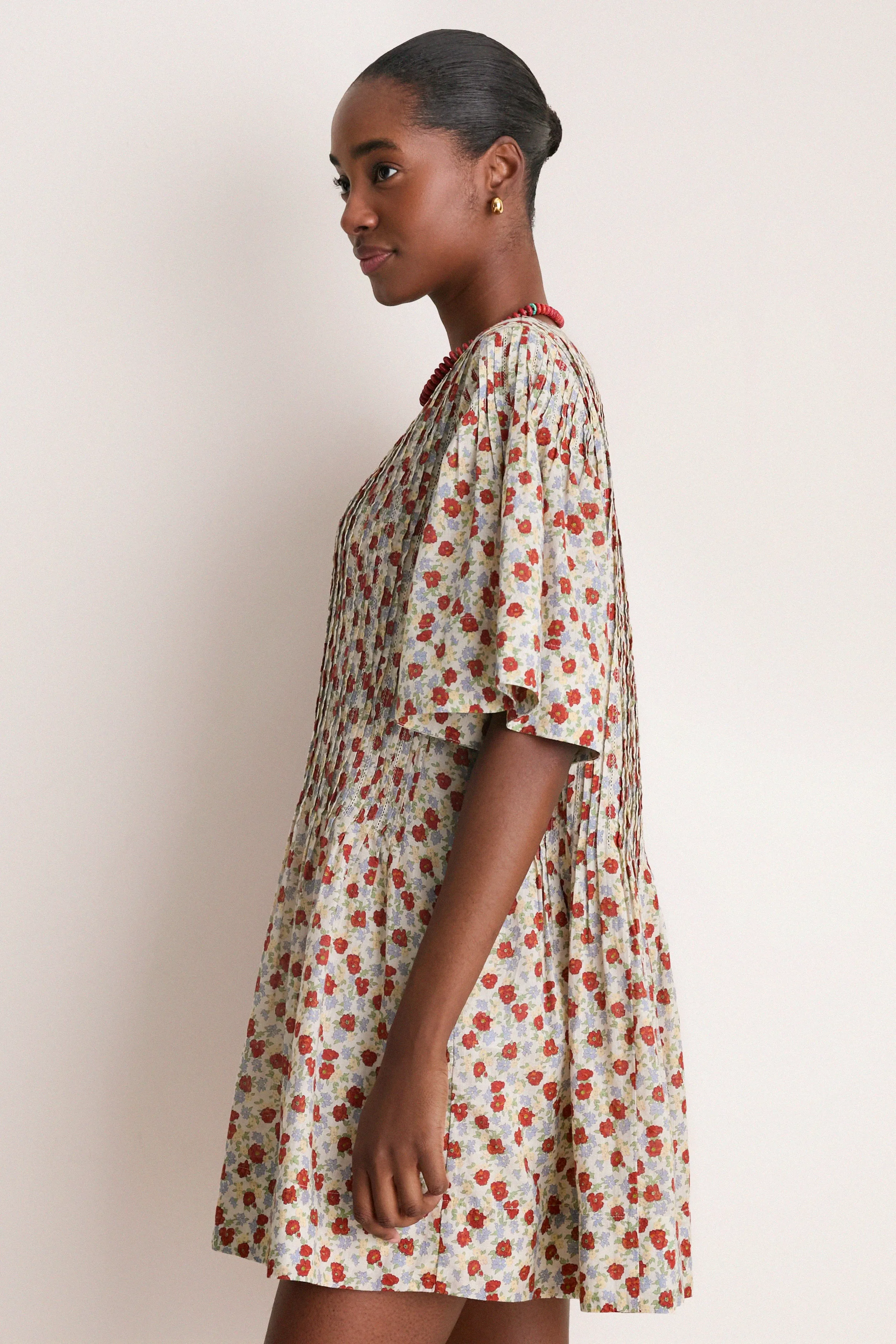 Multi Viera Print Mini Dress sold by Tuckernuck product image thumbnail 3