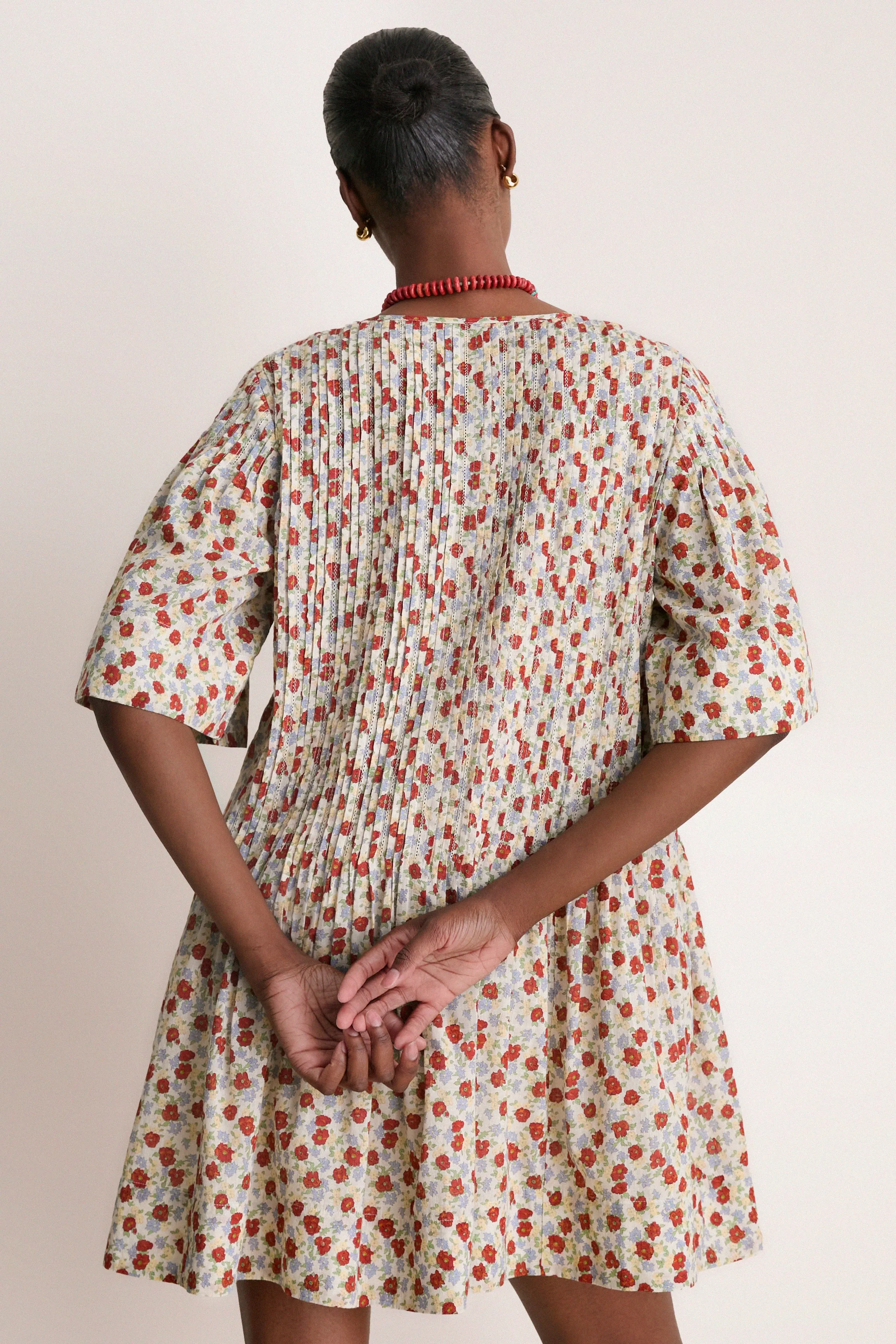 Multi Viera Print Mini Dress sold by Tuckernuck product image thumbnail 4