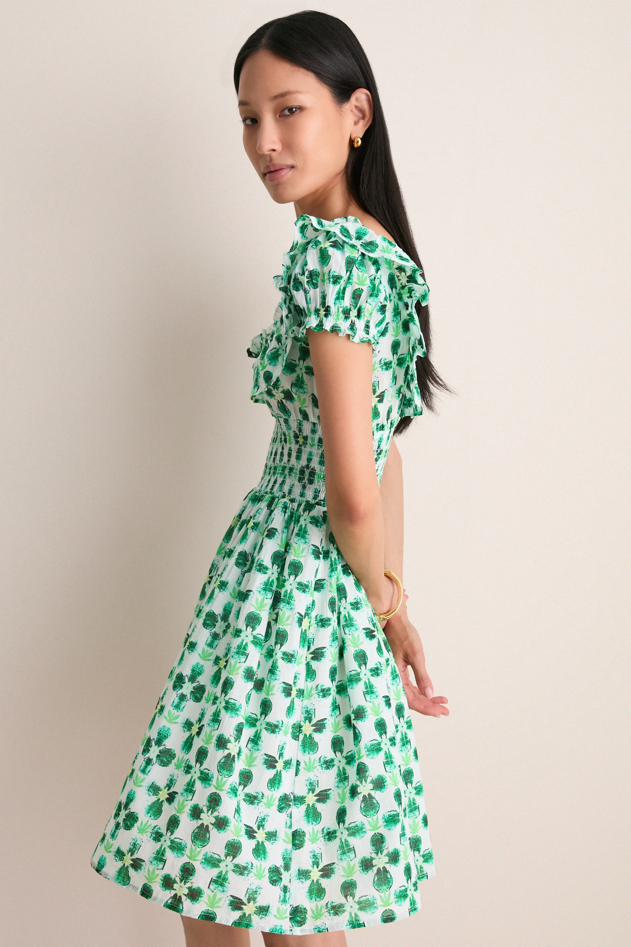 Green Aura Lowen Dress sold by Tuckernuck product image thumbnail 3