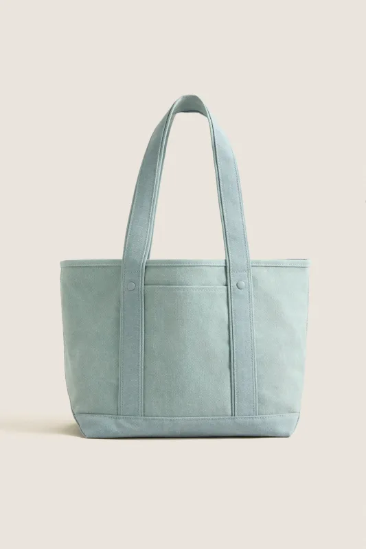 Small Sky Heritage Canvas Tote made by Tuckernuck