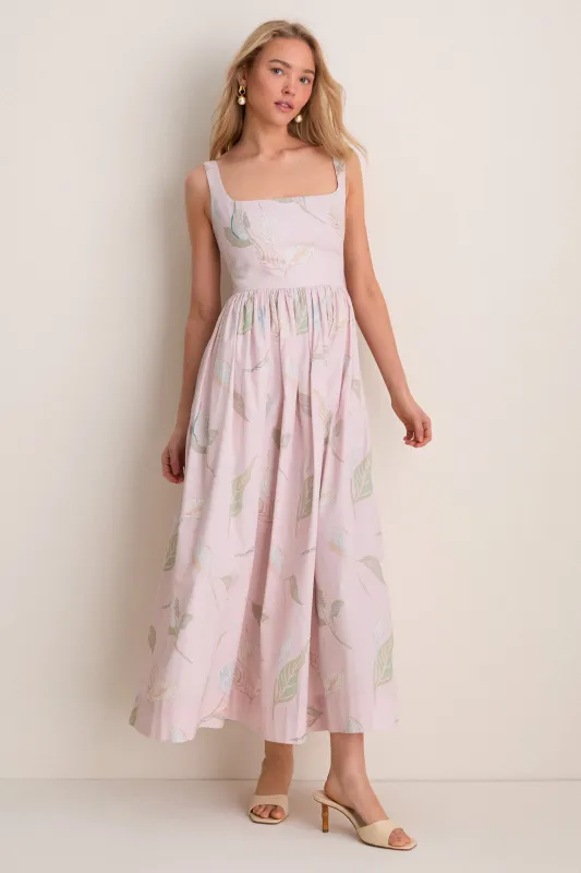 Rose Peace Lily Scoop Neck Dress made by Tuckernuck