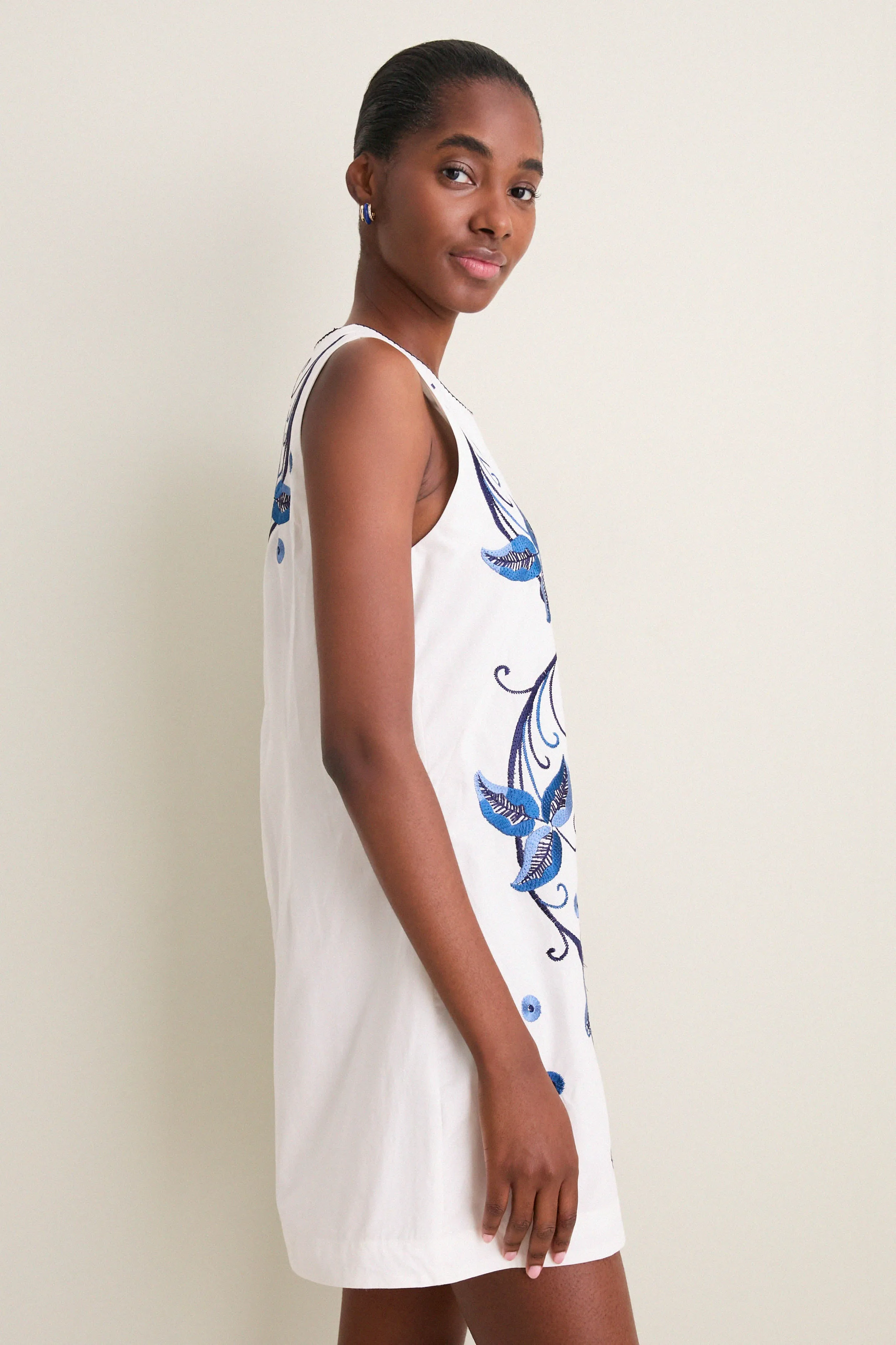 Kimber Embroidery Tiffany Mini Dress sold by Tuckernuck product image thumbnail 4