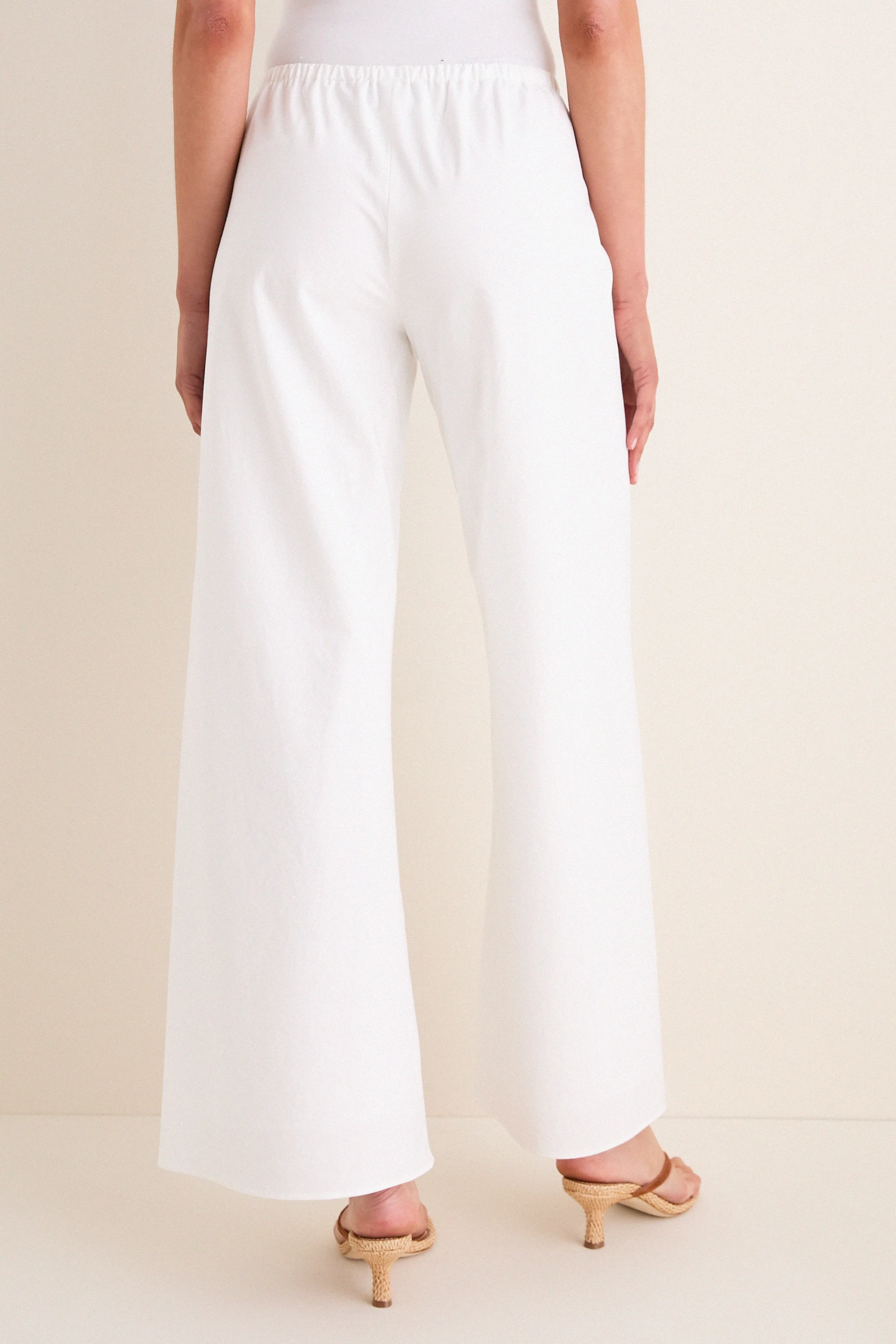 White Cotton Poplin Colby Pant sold by Tuckernuck product image thumbnail 4