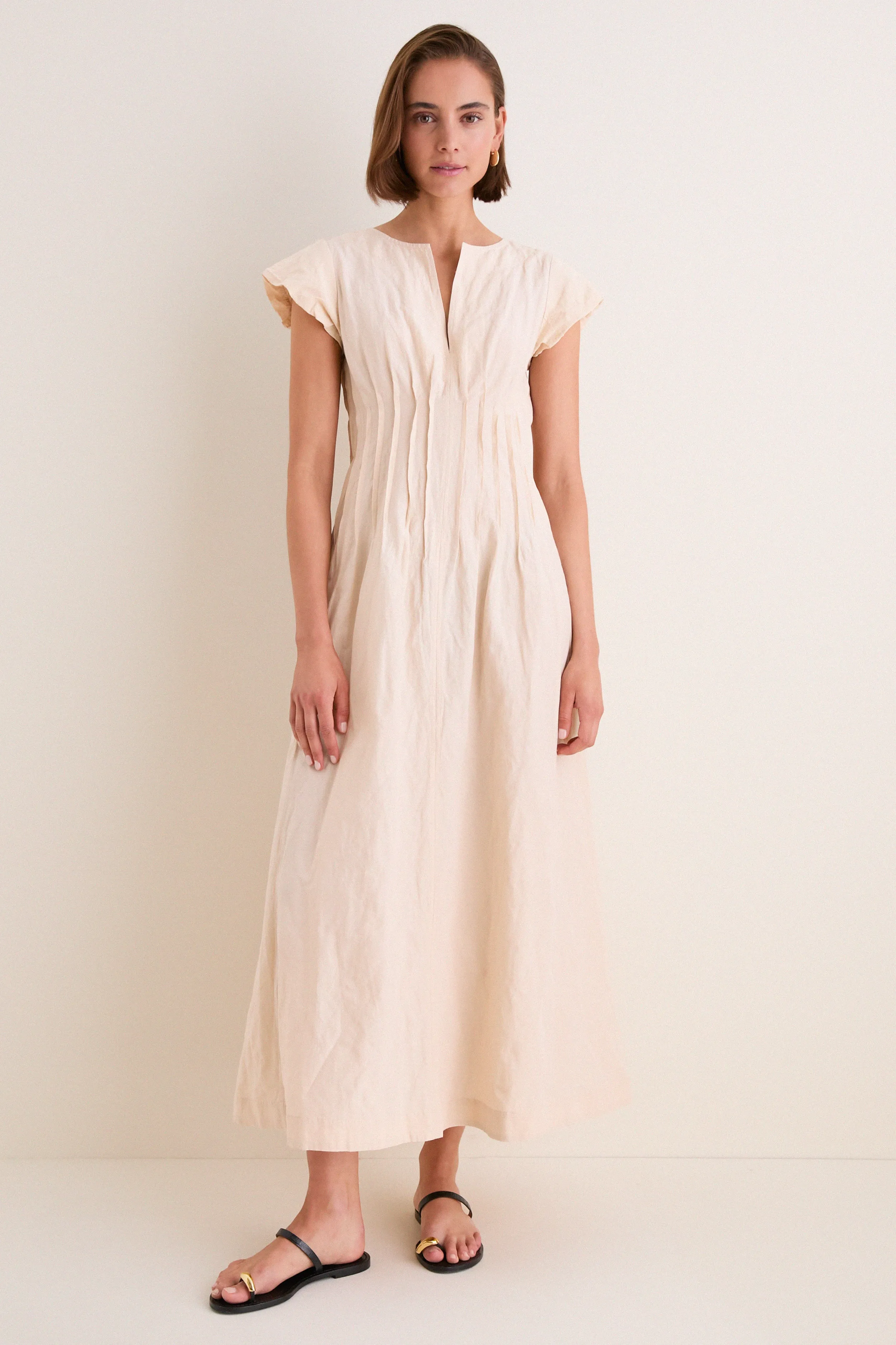 Shell Maravilla Pintuck Maxi sold by Tuckernuck