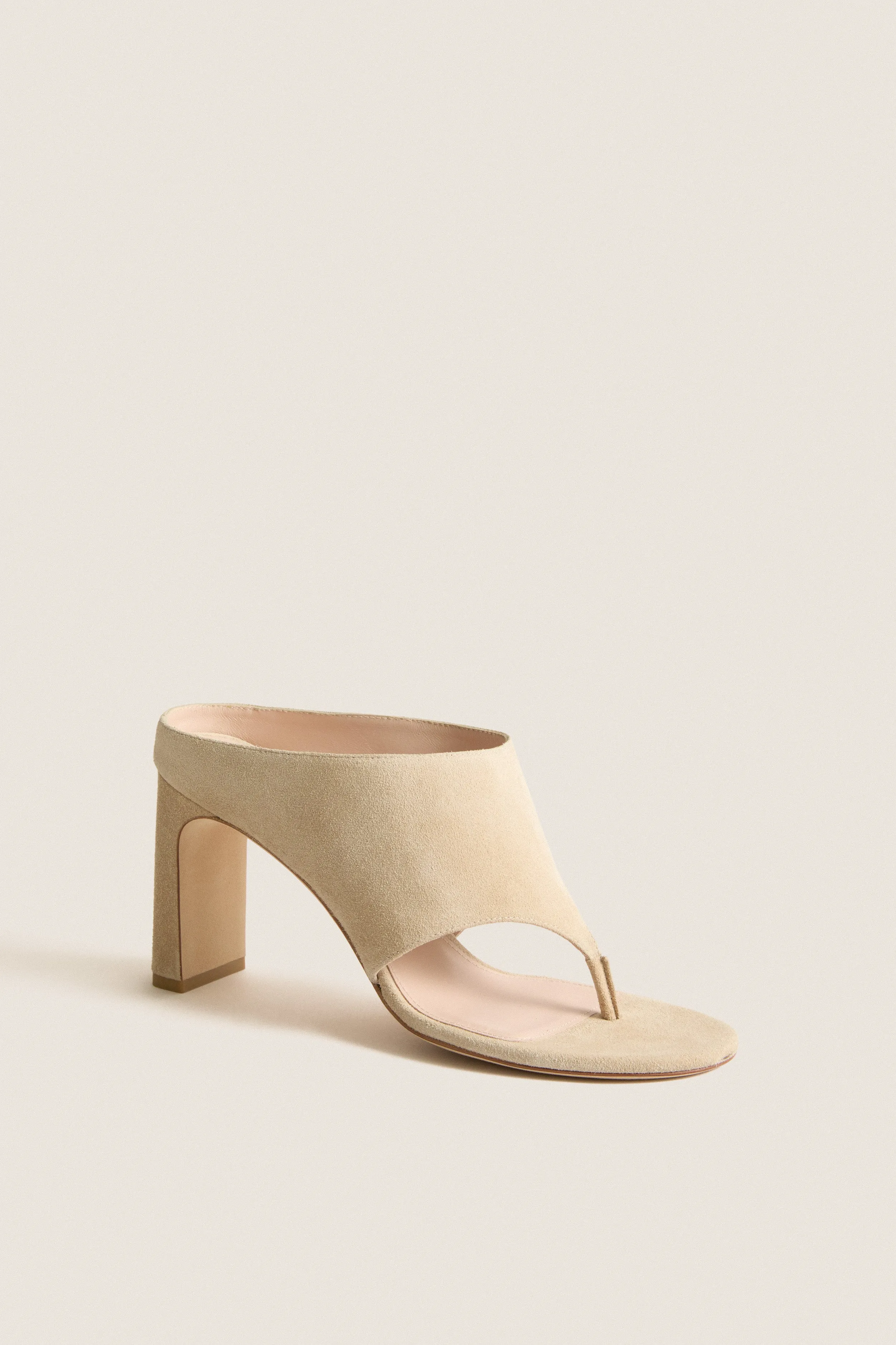 Sea Moss Sport Suede Babette Thong 85 Heels sold by Tuckernuck
