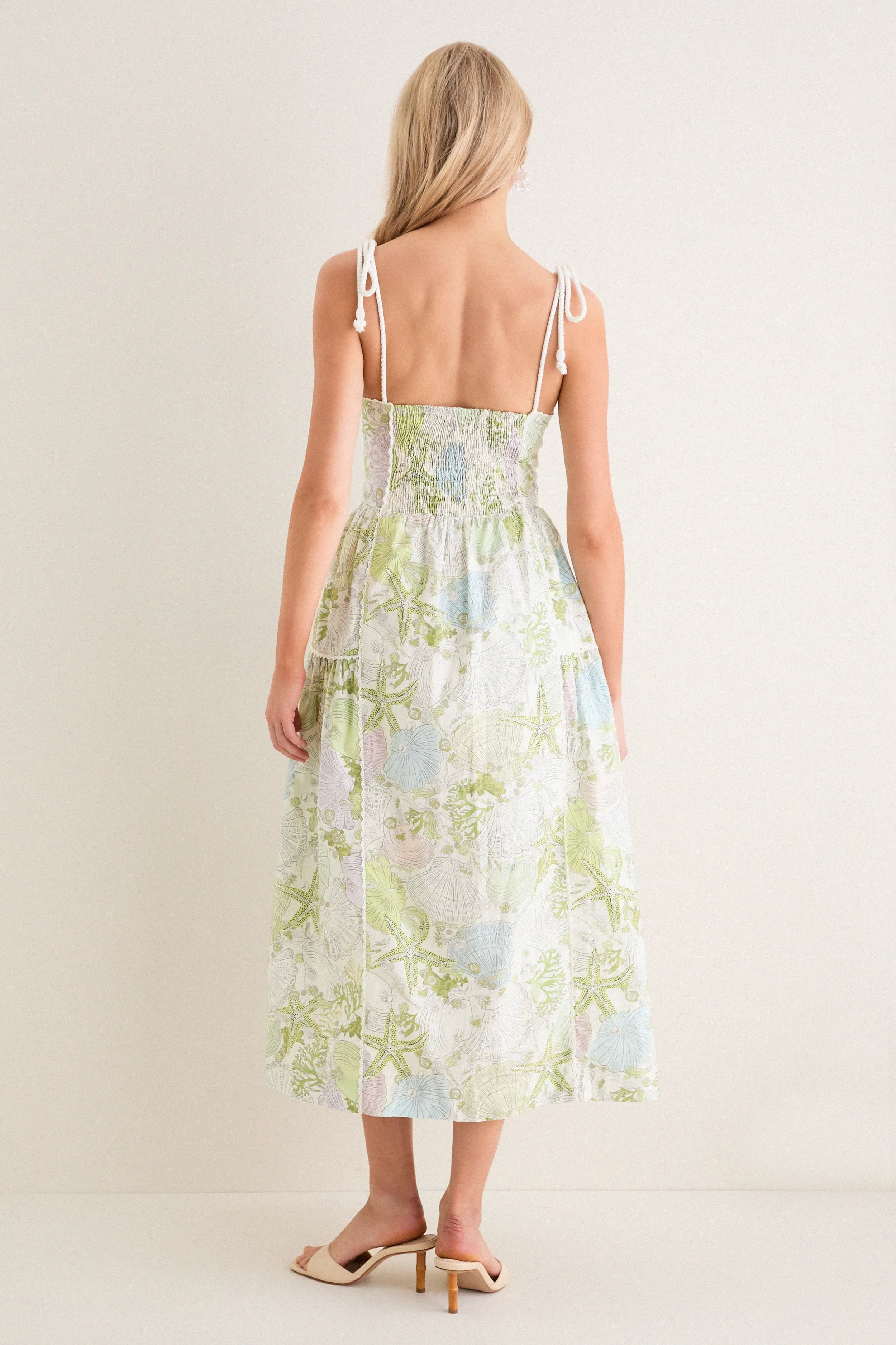 Ivory Olive Blair Midi Dress sold by Tuckernuck product image thumbnail 5