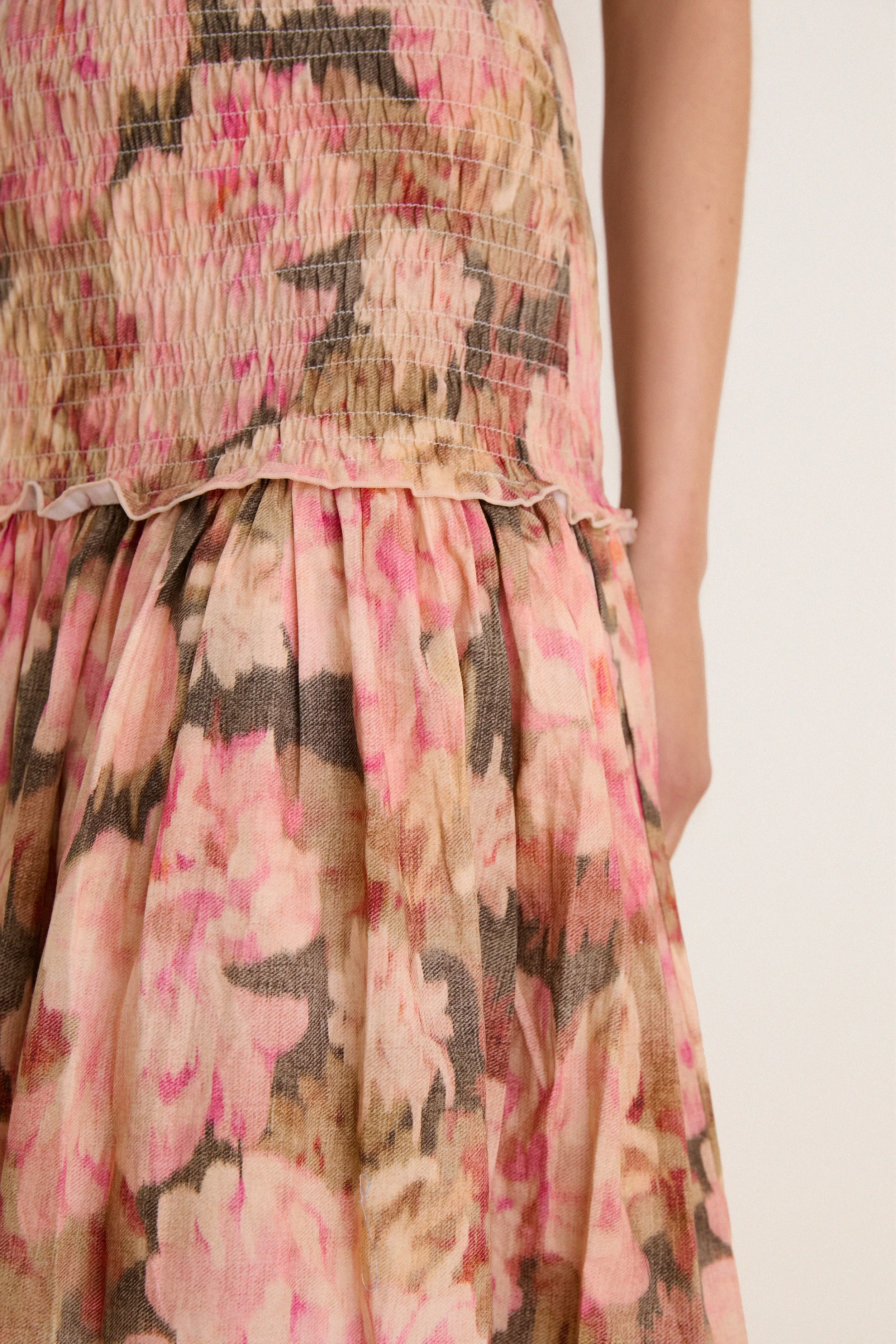Heirloom Rose Lucia Ruched Maxi Dress sold by Tuckernuck product image thumbnail 2