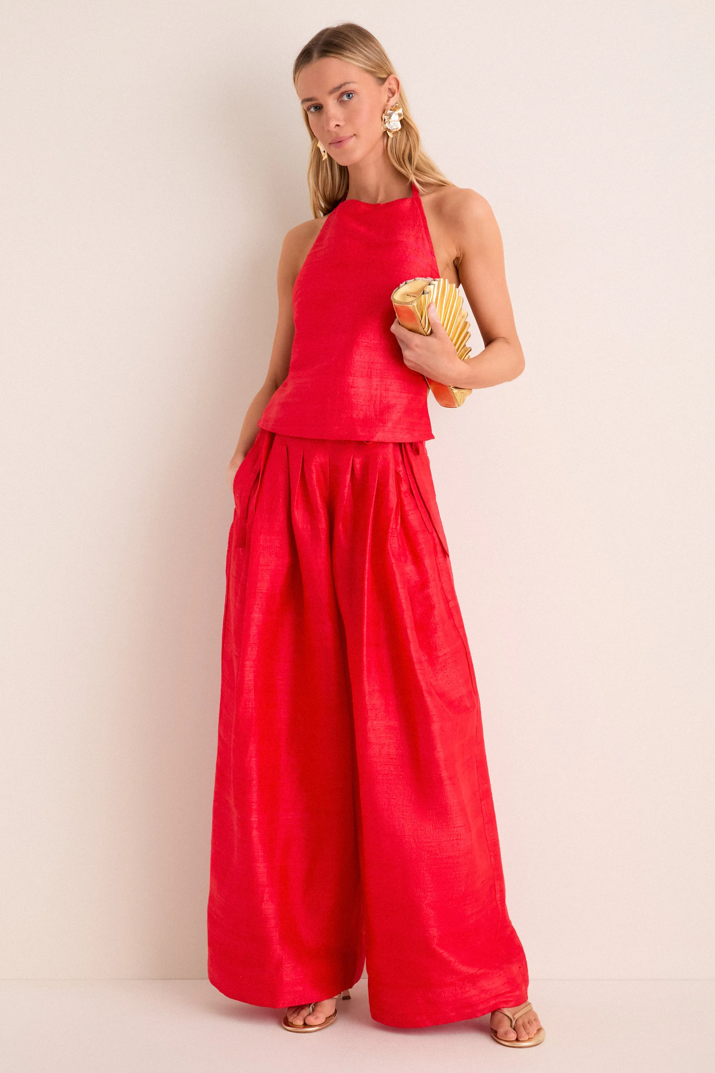 Taffy Banyan Pleated Snap Pant sold by Tuckernuck product image thumbnail 2