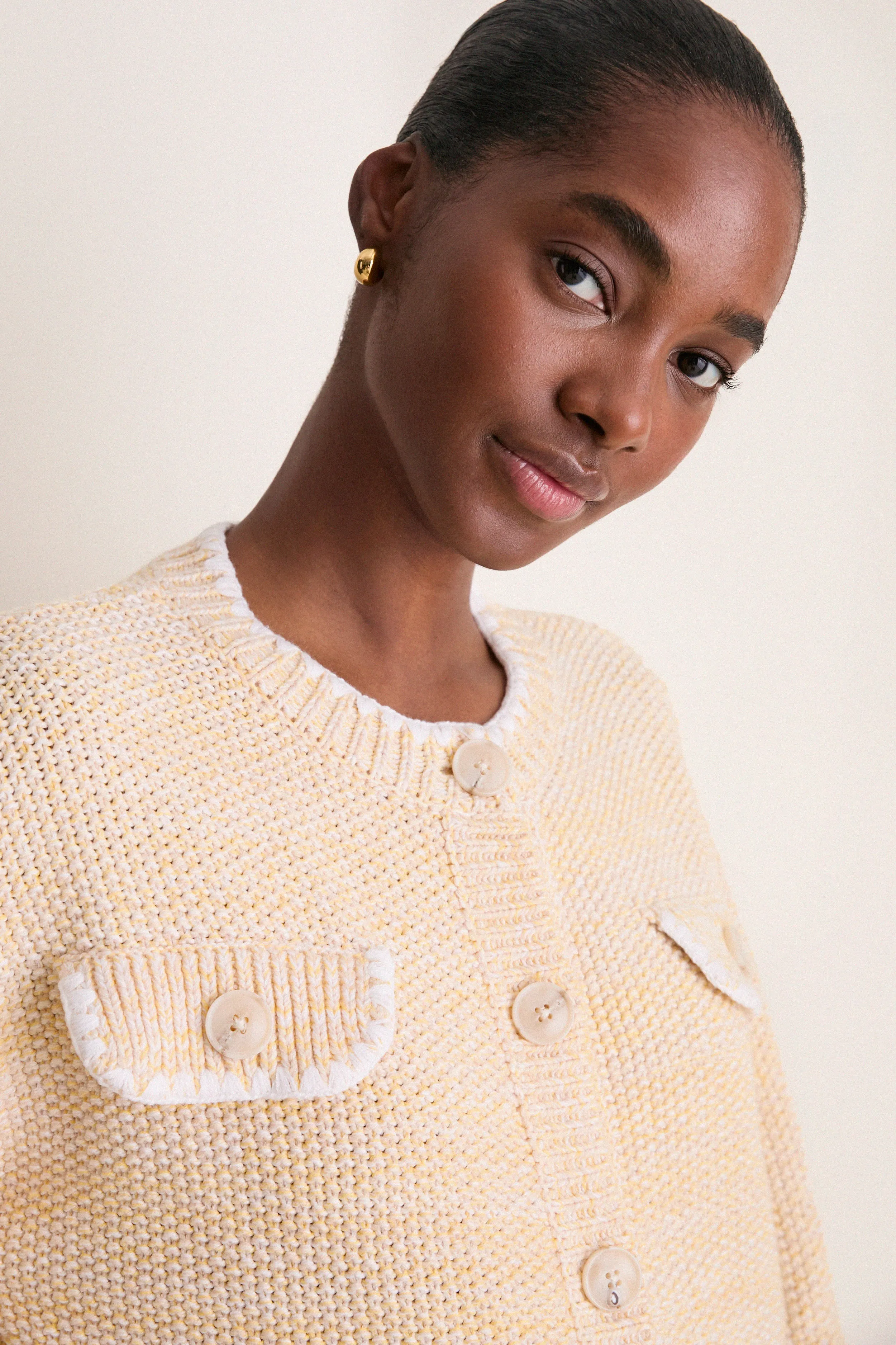 Chamomile Knit Logan Cardigan sold by Tuckernuck product image thumbnail 3
