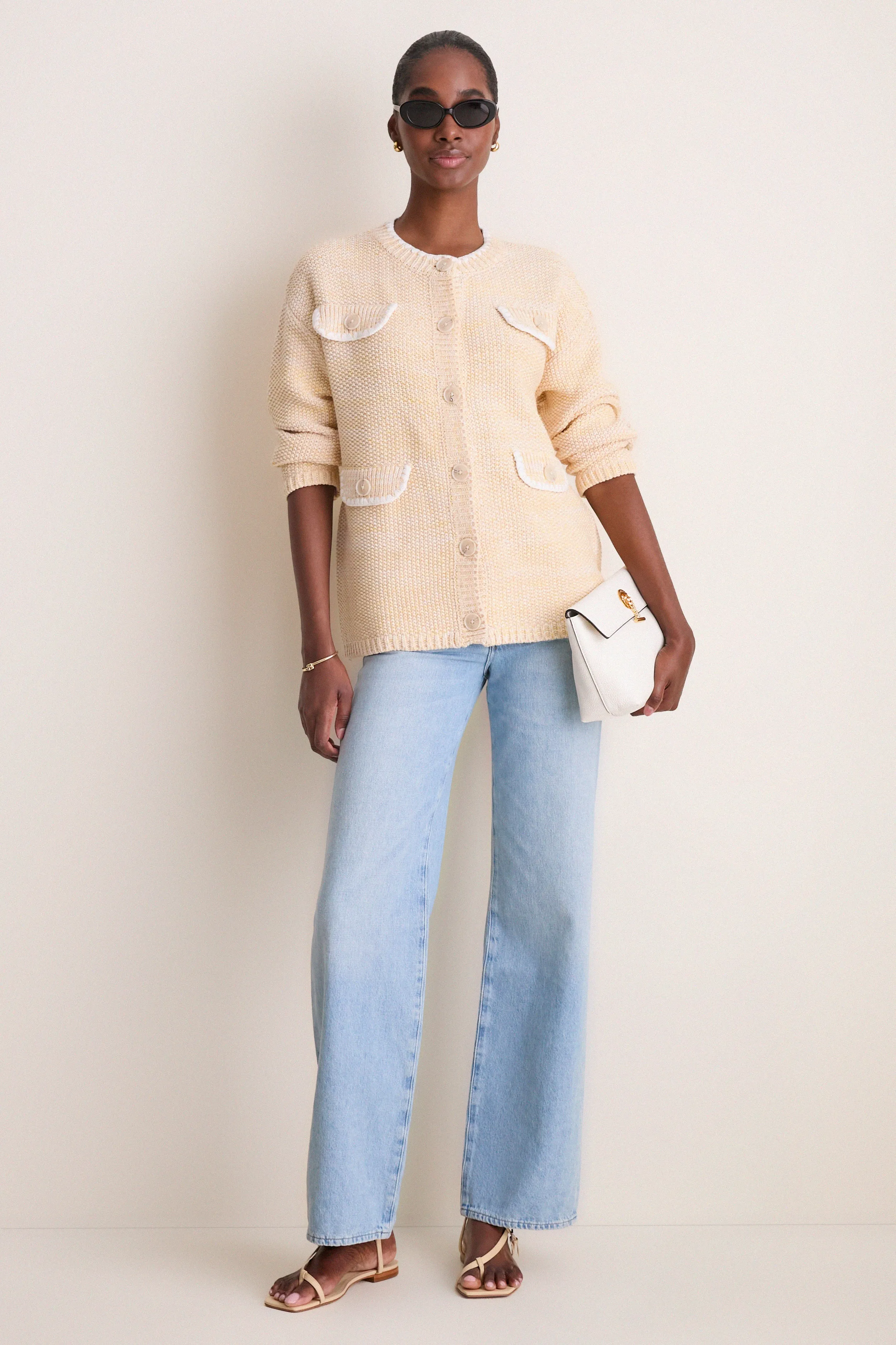 Chamomile Knit Logan Cardigan sold by Tuckernuck product image thumbnail 2