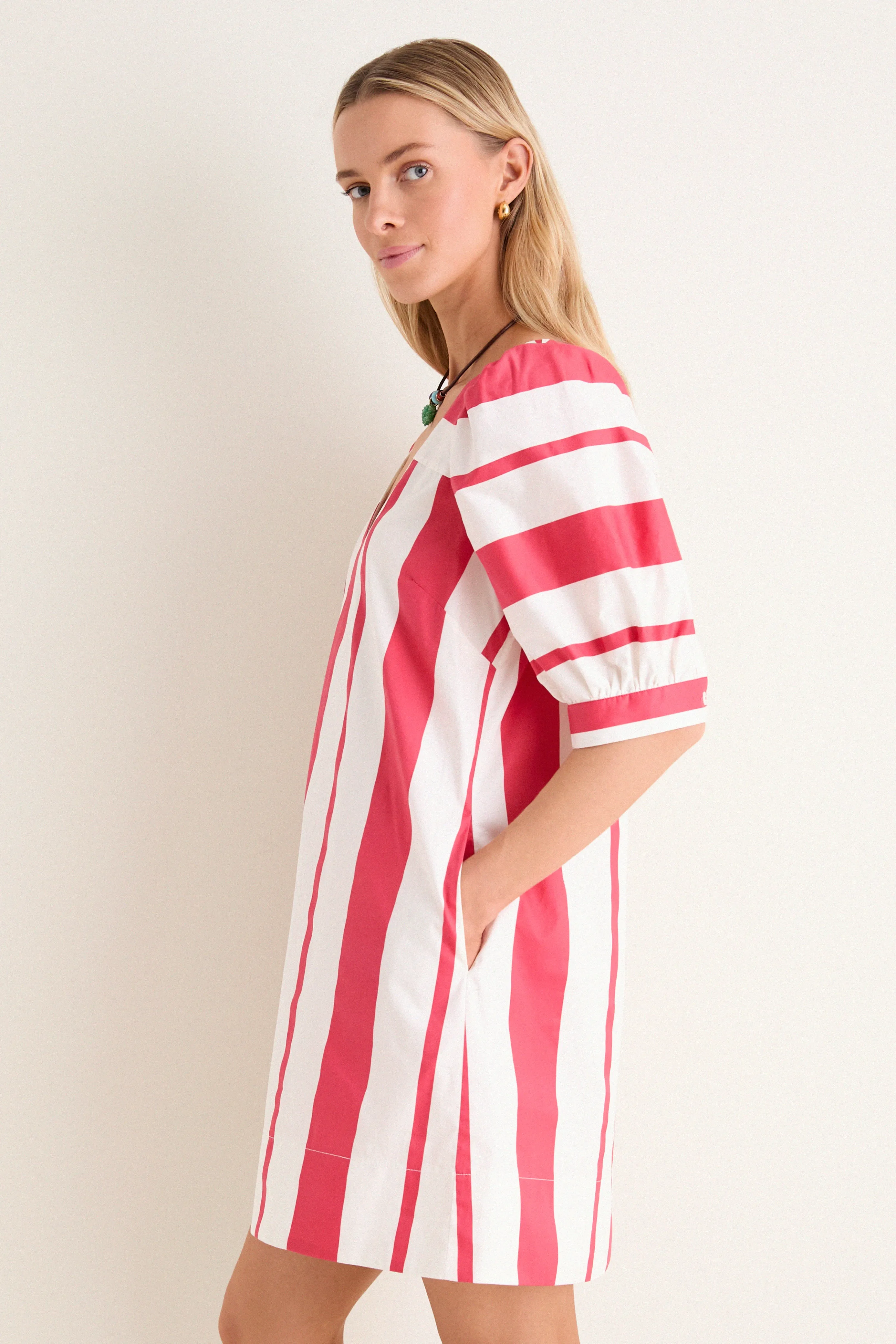 Carousel Stripe Mica Mini Dress sold by Tuckernuck product image thumbnail 3