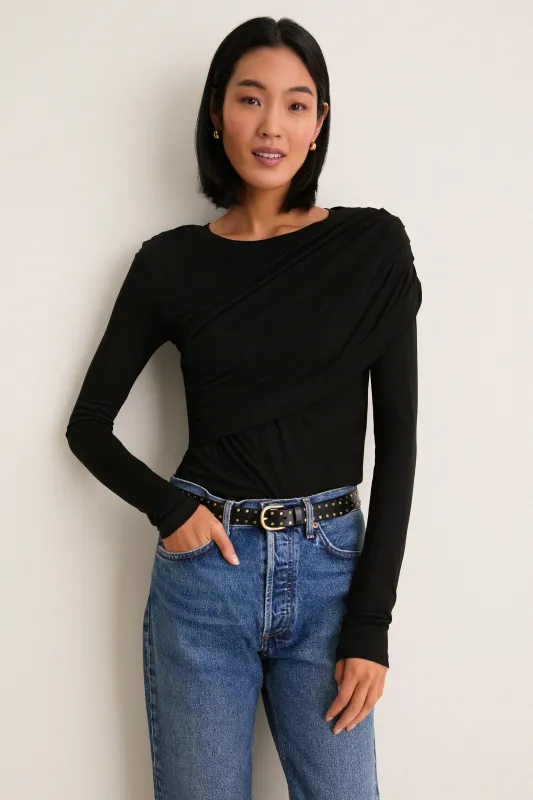 Black Dressi Top made by Tuckernuck