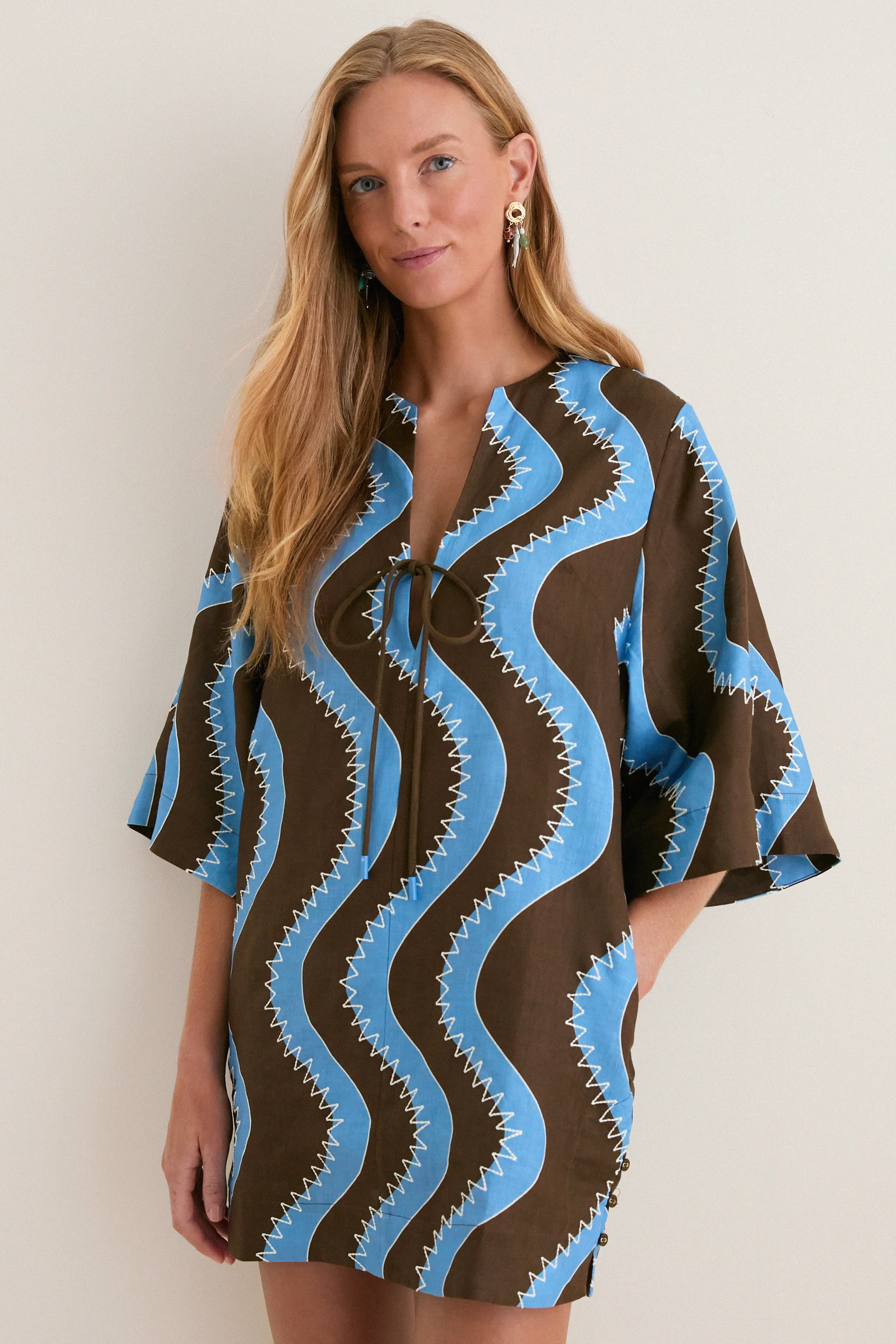 Blue Frankie Mini Dress sold by Tuckernuck