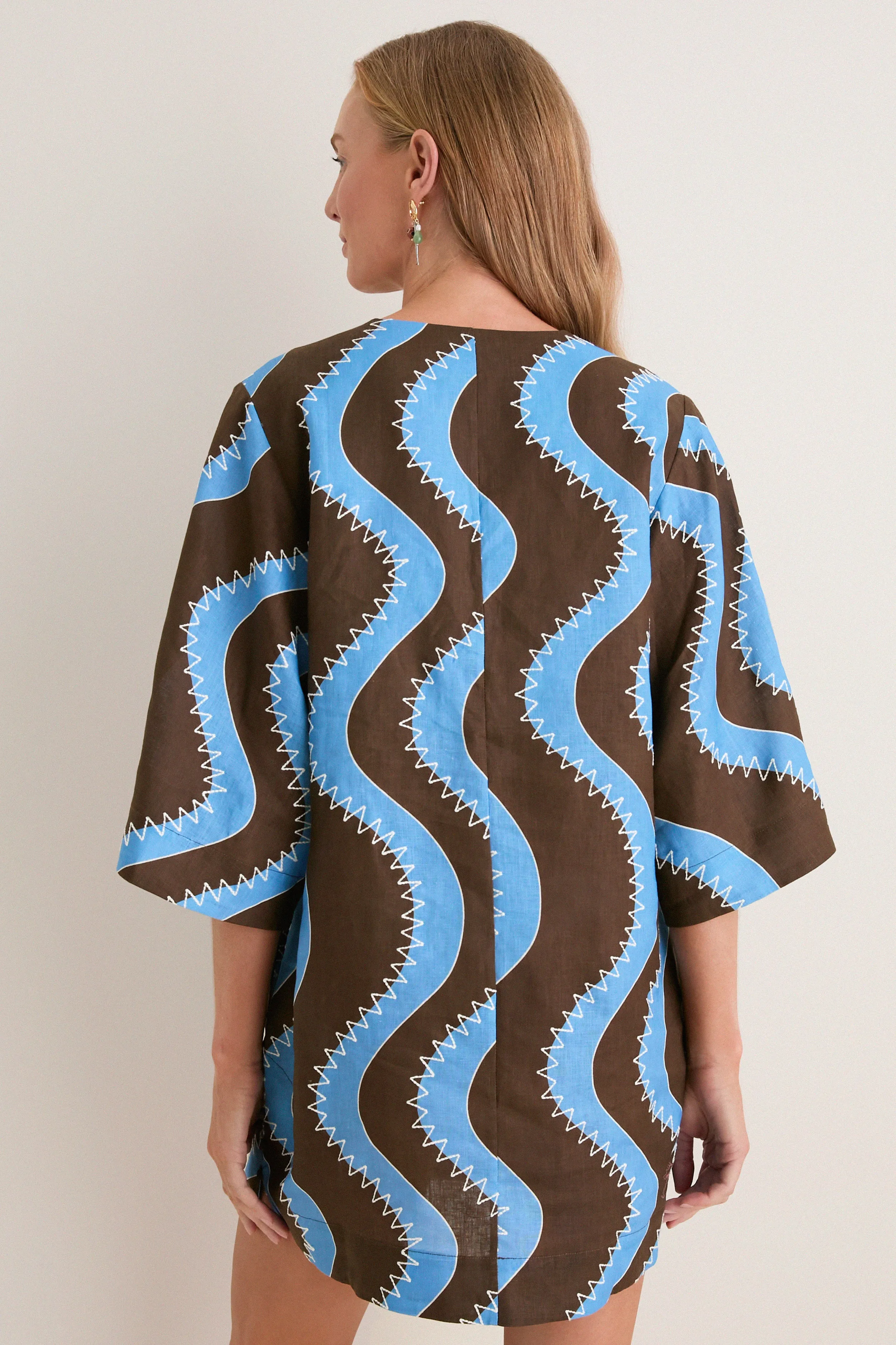 Blue Frankie Mini Dress sold by Tuckernuck product image thumbnail 4