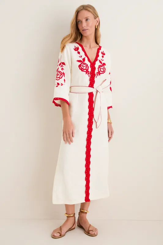 Gardenia Caliope Midi Dress made by Tuckernuck