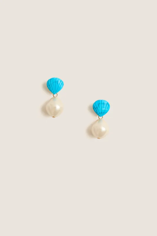 Turquoise Nori Earrings made by Jennifer Behr