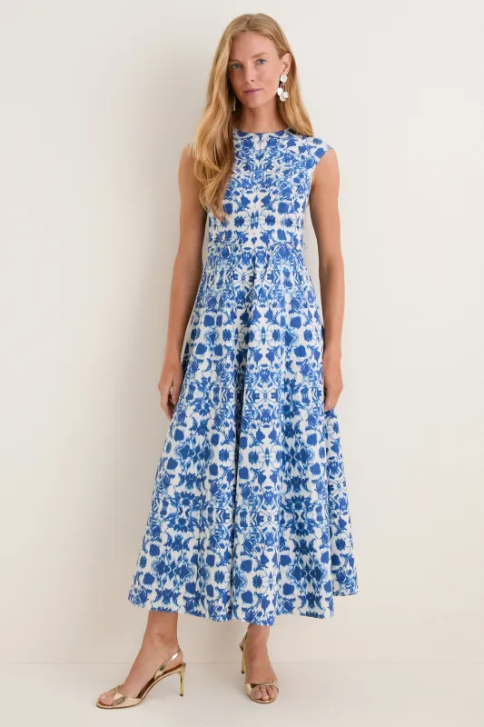 Lapis Mirage Coralie Midi Dress made by Tuckernuck