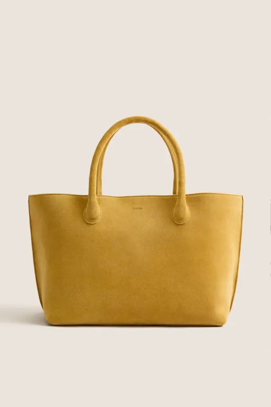 Desert Suede Grace Tote made by Tuckernuck