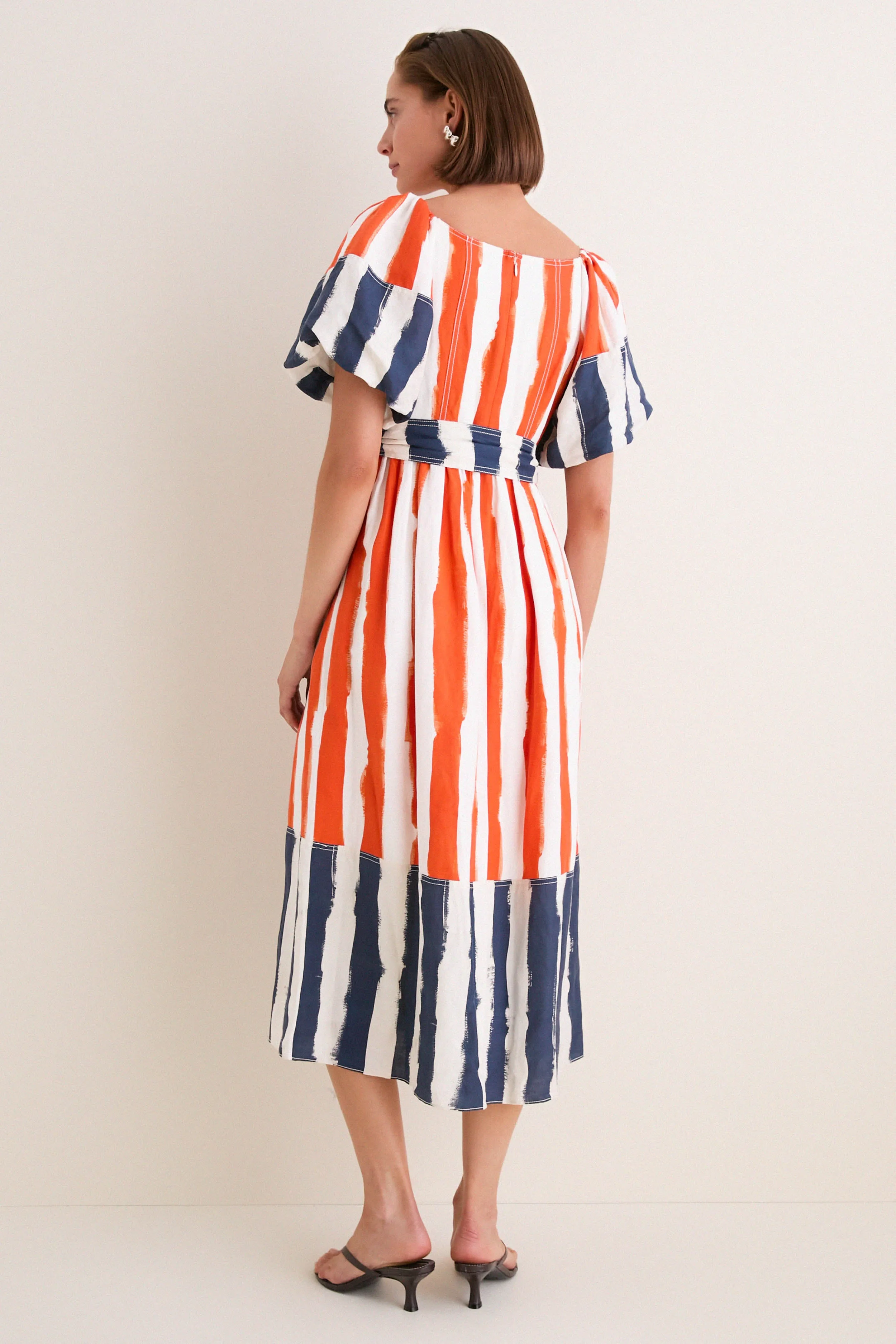 Lighthouse Stripe Red Lucy Dress sold by Tuckernuck product image thumbnail 5