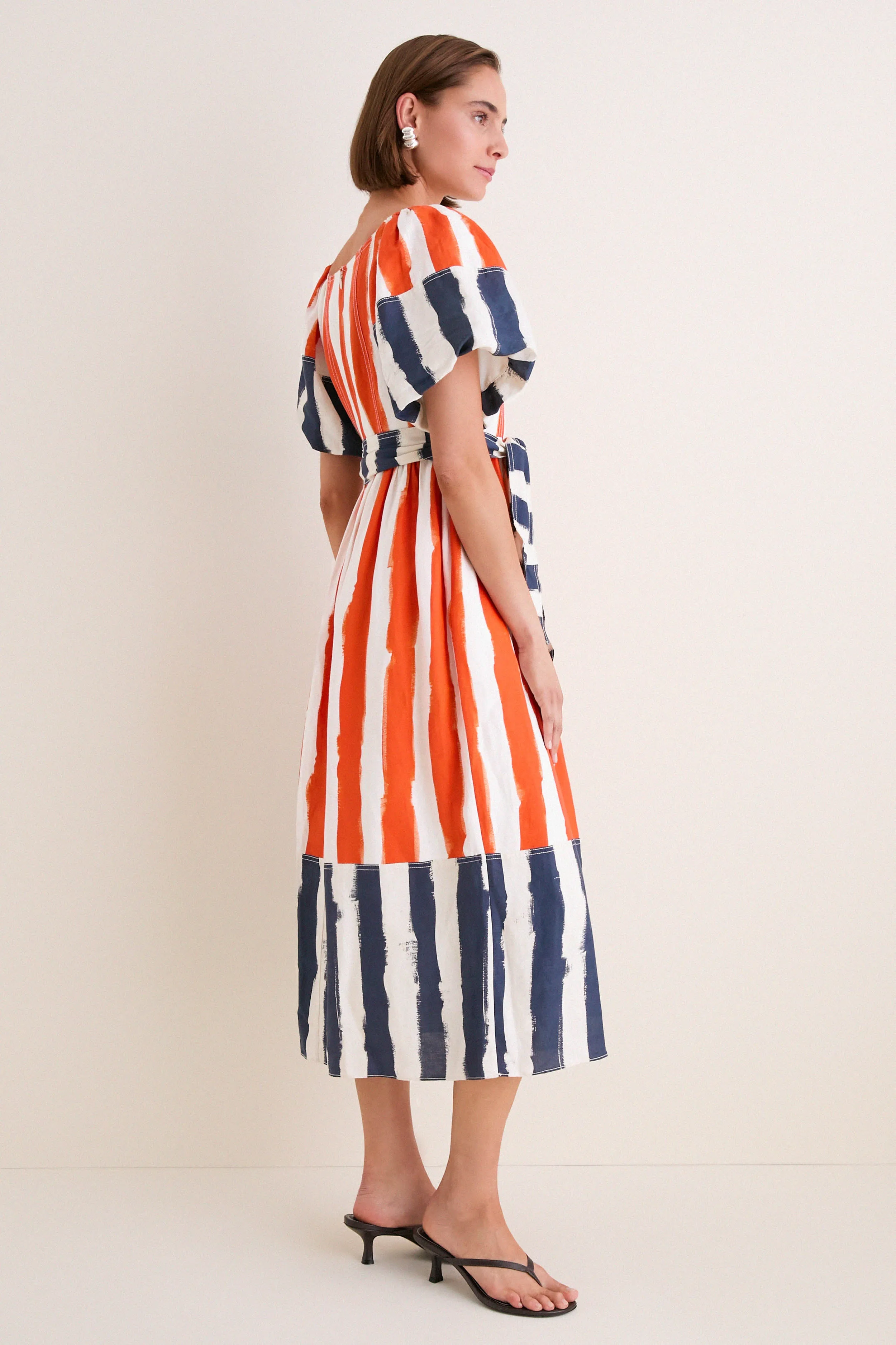 Lighthouse Stripe Red Lucy Dress sold by Tuckernuck product image thumbnail 4