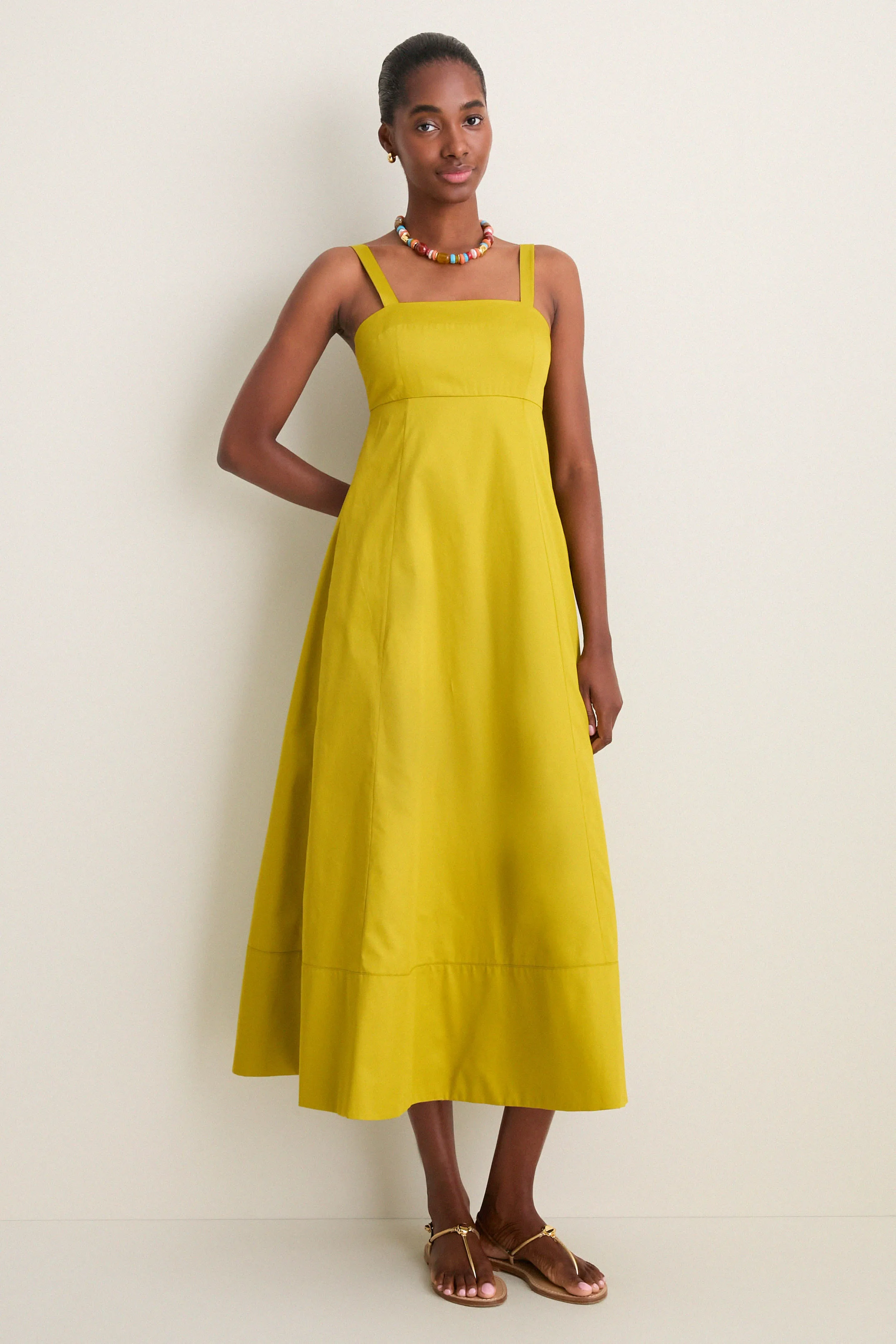 Pistachio Fit and Flare Dress sold by Tuckernuck