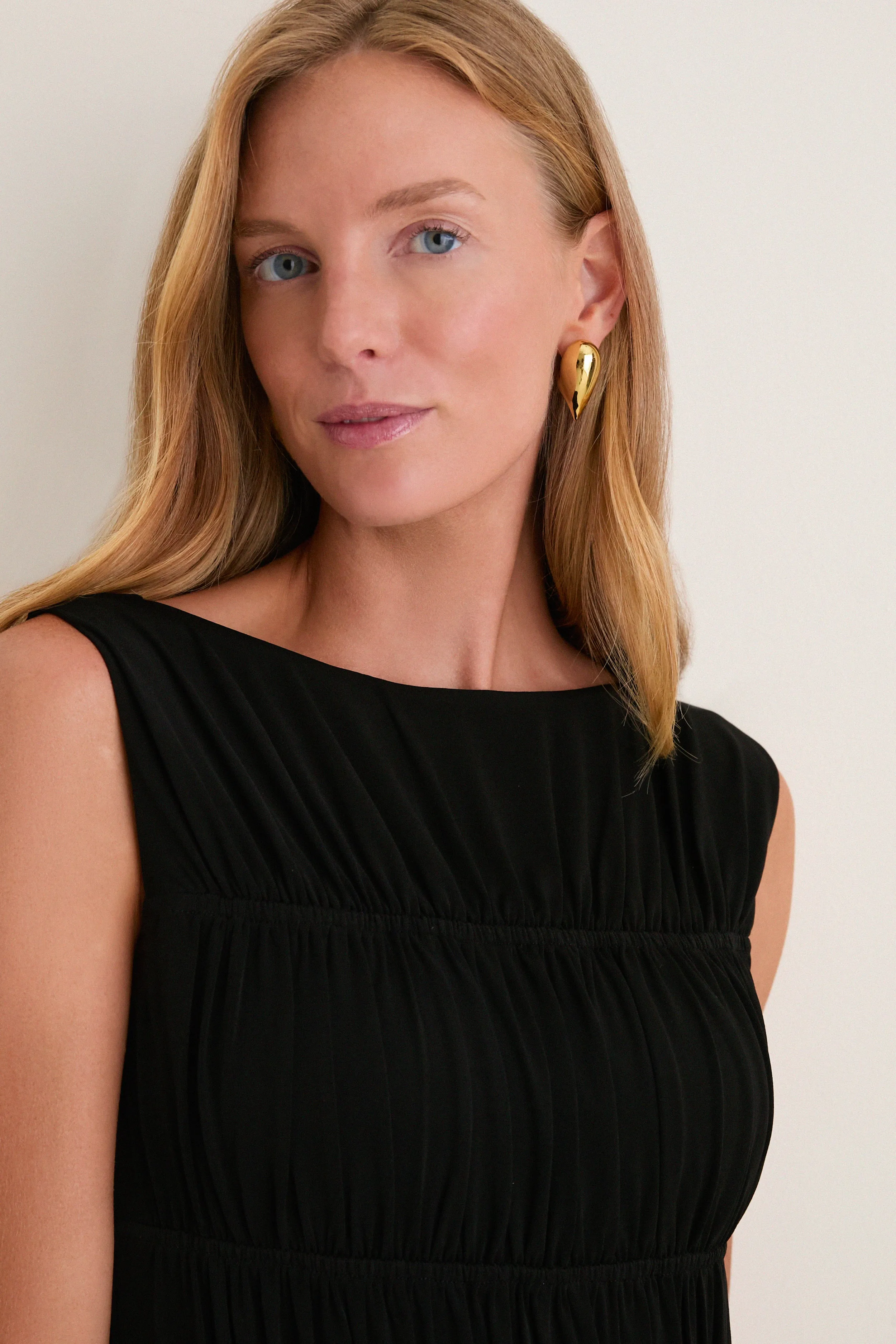 Black Smocked Aurelia Dress sold by Tuckernuck product image thumbnail 2