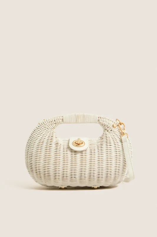 White Esme Bag made by Moda Luxe