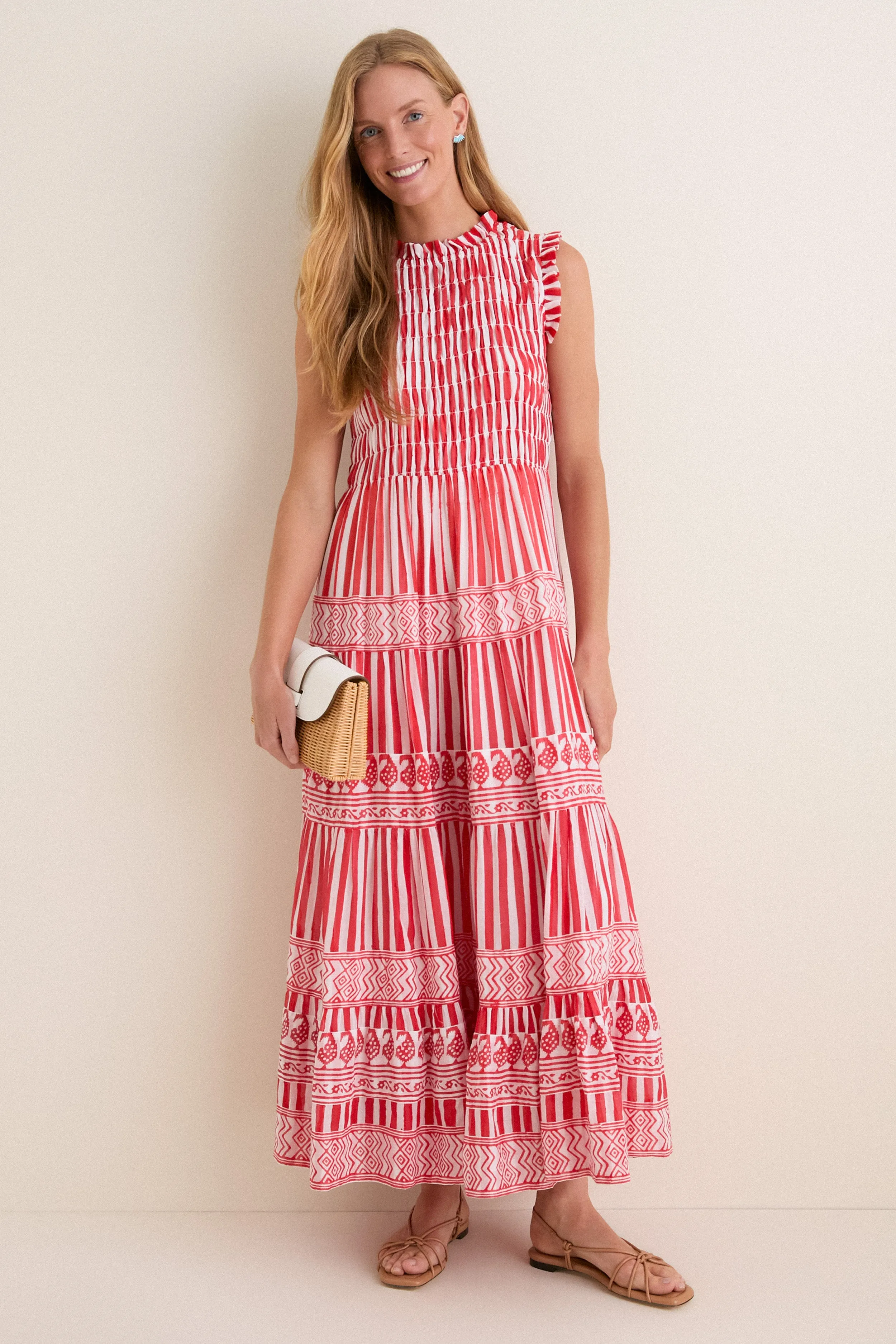 White Woven Lady Clutch sold by Tuckernuck product image thumbnail 4