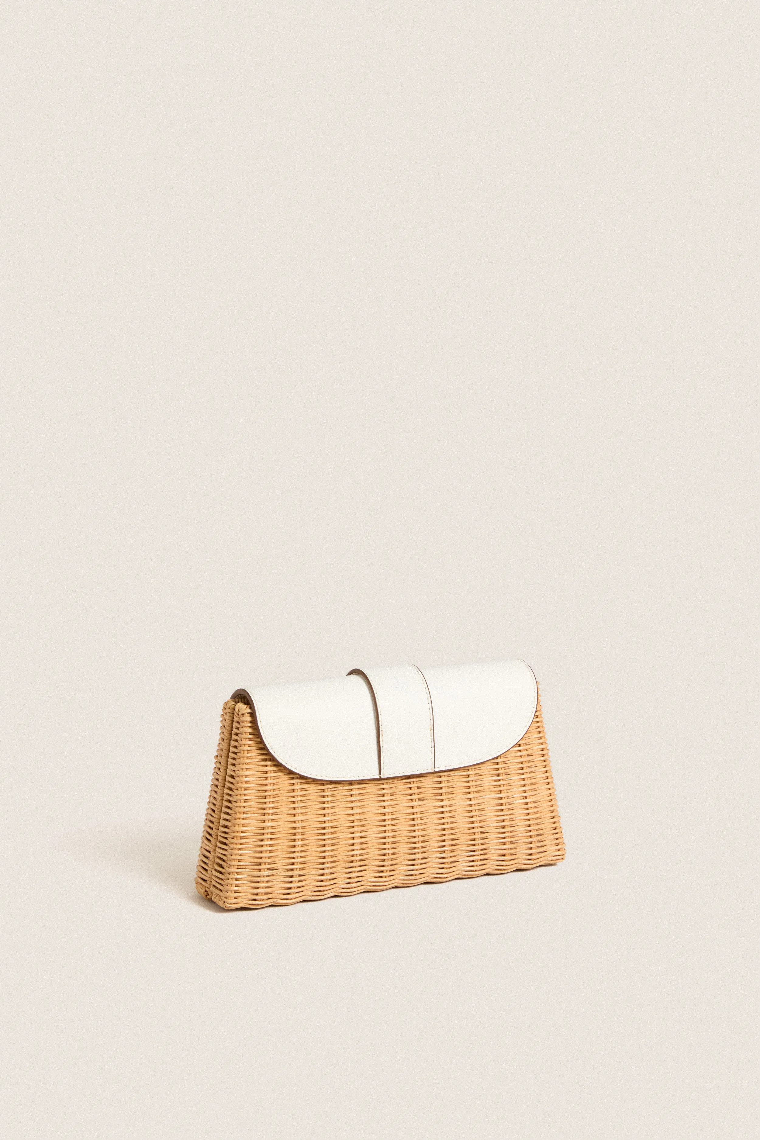 White Woven Lady Clutch sold by Tuckernuck product image thumbnail 5