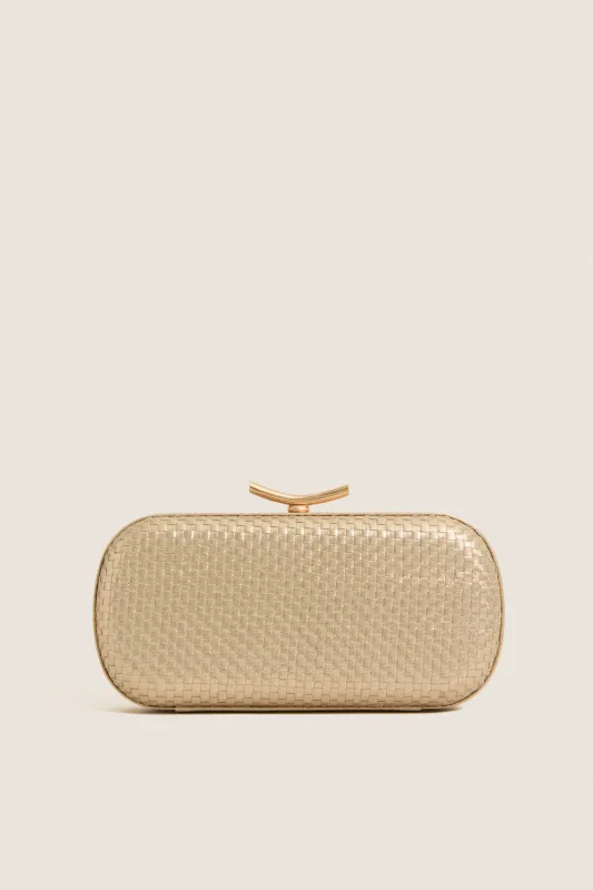 Gold Victoria Clutch made by Moda Luxe