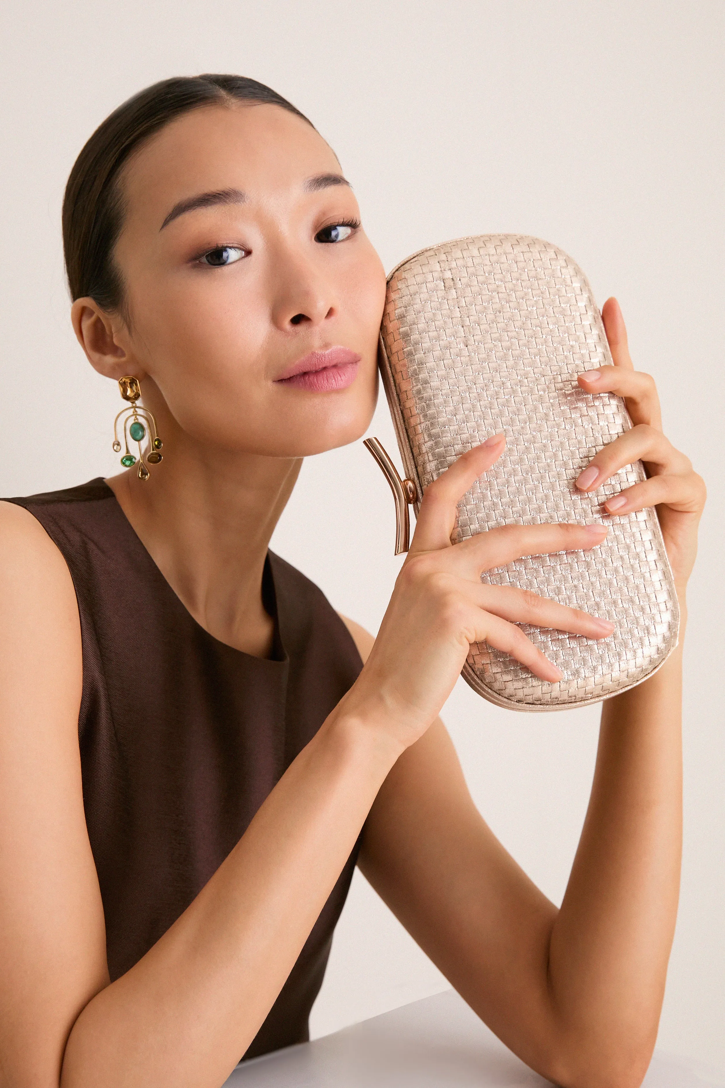 Gold Victoria Clutch sold by Tuckernuck product image thumbnail 2