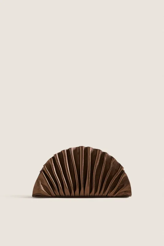 Bronze Nala Clutch made by Cult Gaia