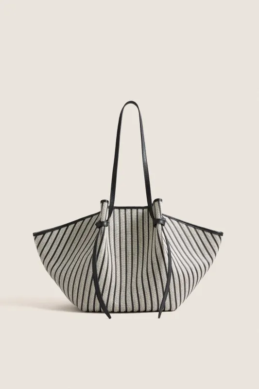 Striped Large Mochi Bag made by Yuzefi