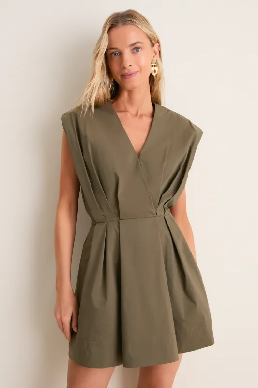 Sea Turtle Sefi Cape Mini Dress made by Simkhai