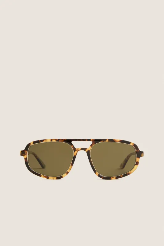 Nikko Tortoise 12K Polarized Jordan Sunglasses made by KREWE