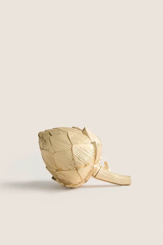 Gold Isabella Clutch made by Simkhai