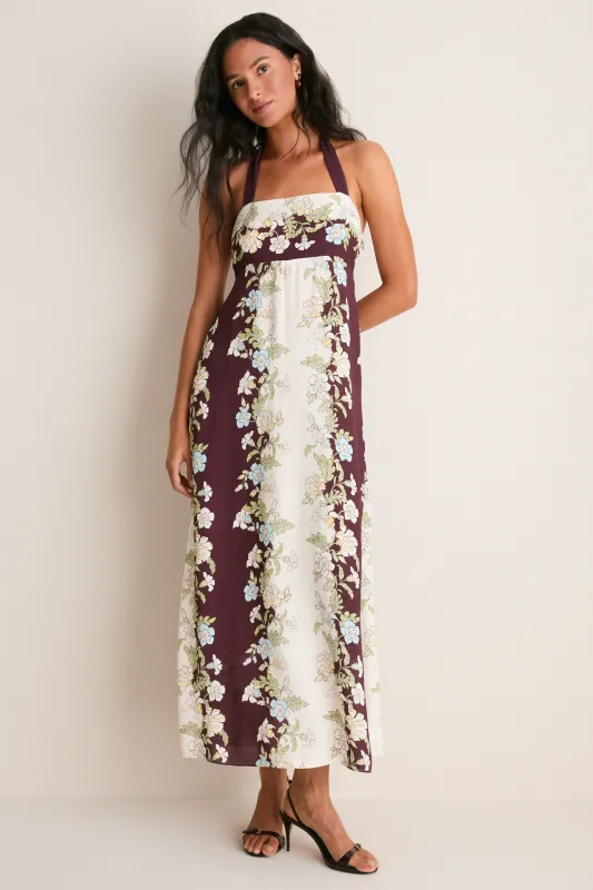 Multi Danni Midi Dress made by SAYLOR