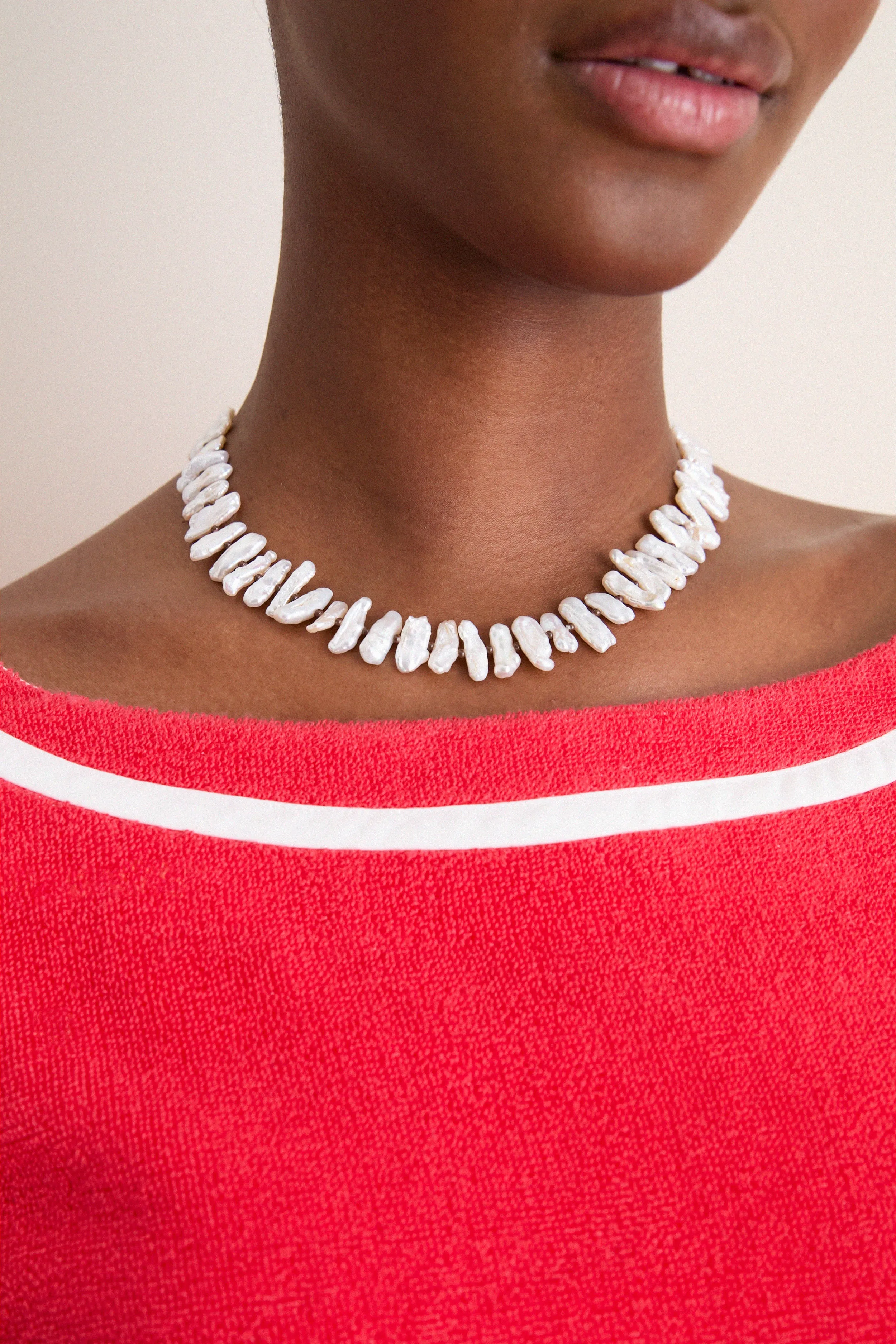 Ivory Pearl Branch Necklace sold by Tuckernuck product image thumbnail 2