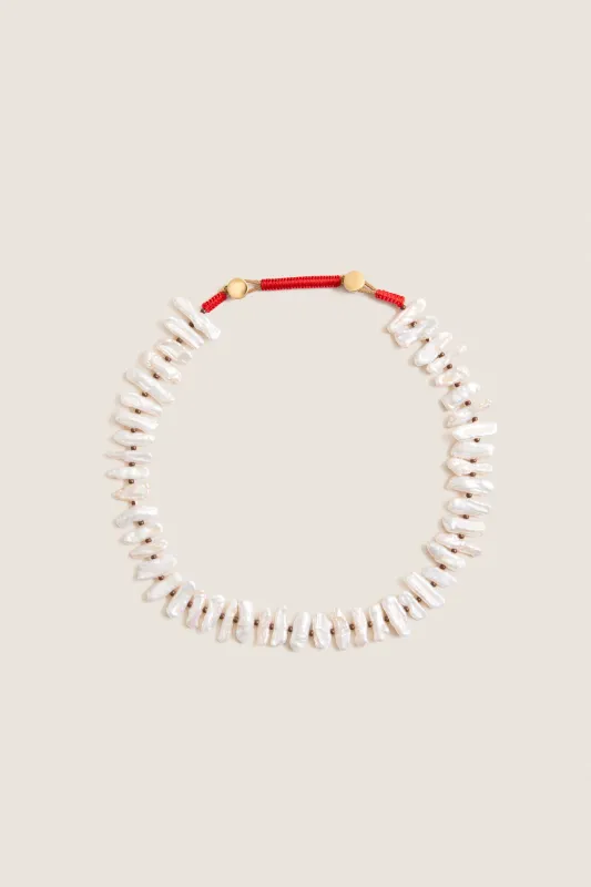 Ivory Pearl Branch Necklace made by Roxanne Assoulin