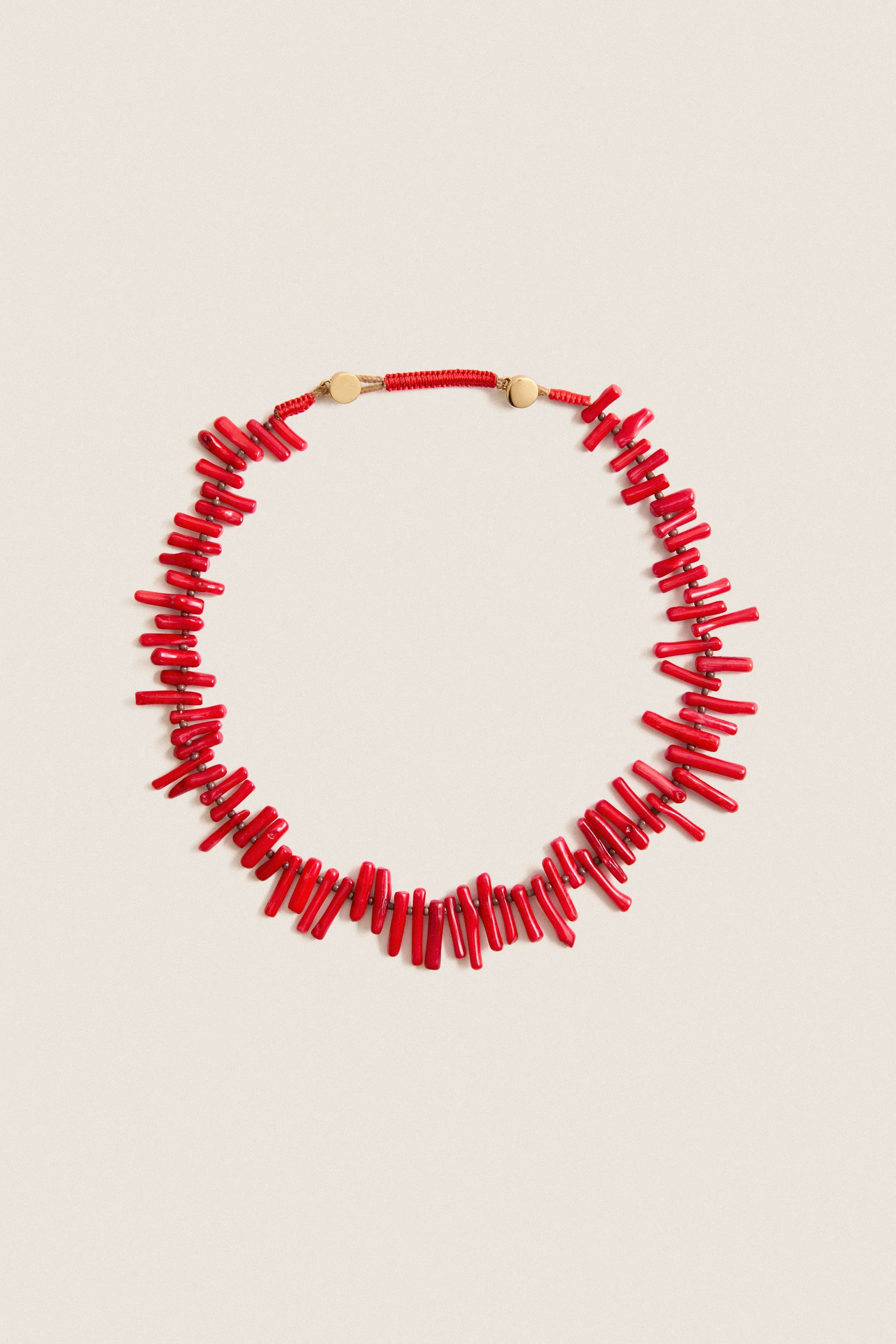 Red Coral Branch Necklace sold by Tuckernuck