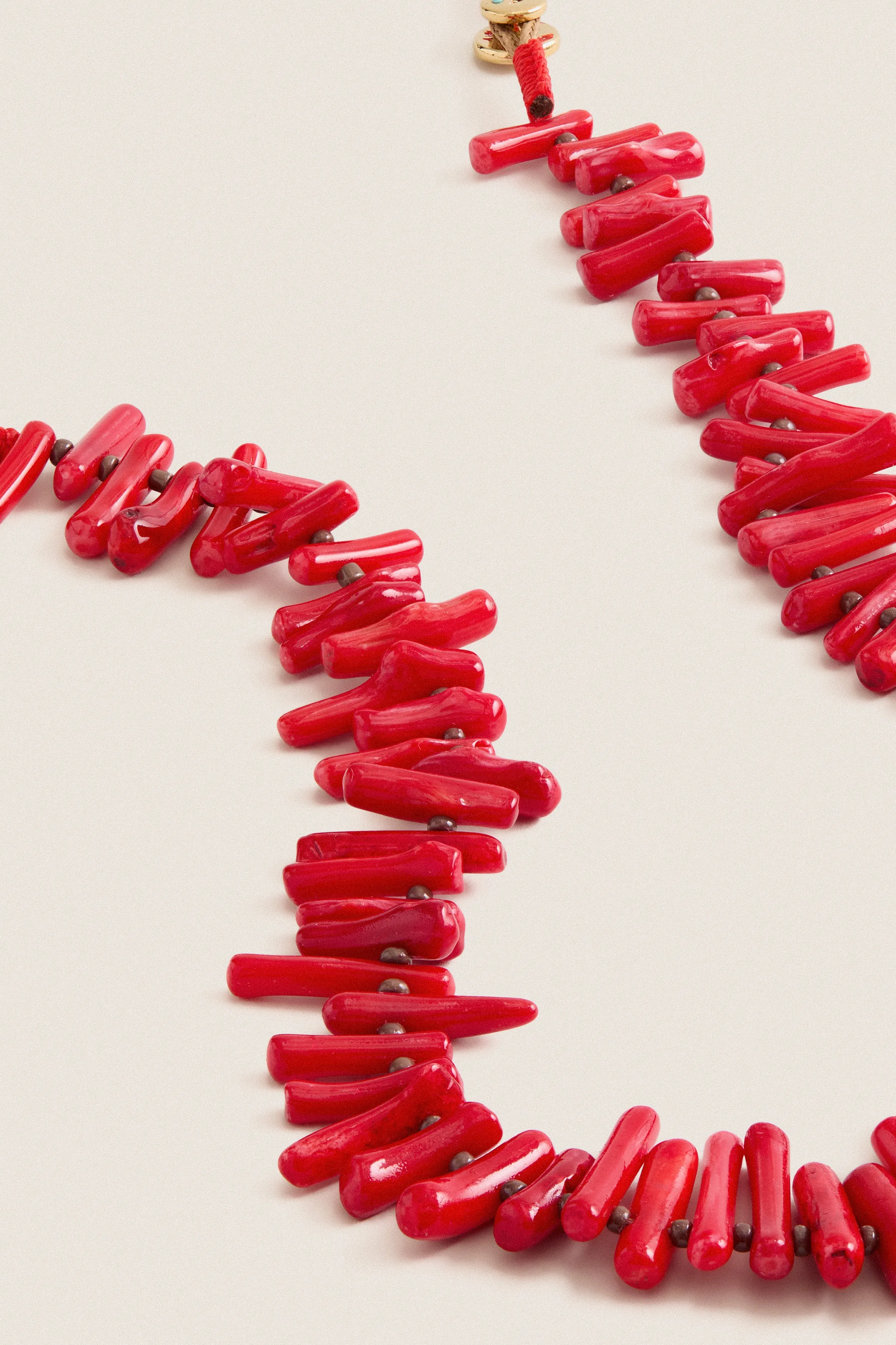 Red Coral Branch Necklace sold by Tuckernuck product image thumbnail 4