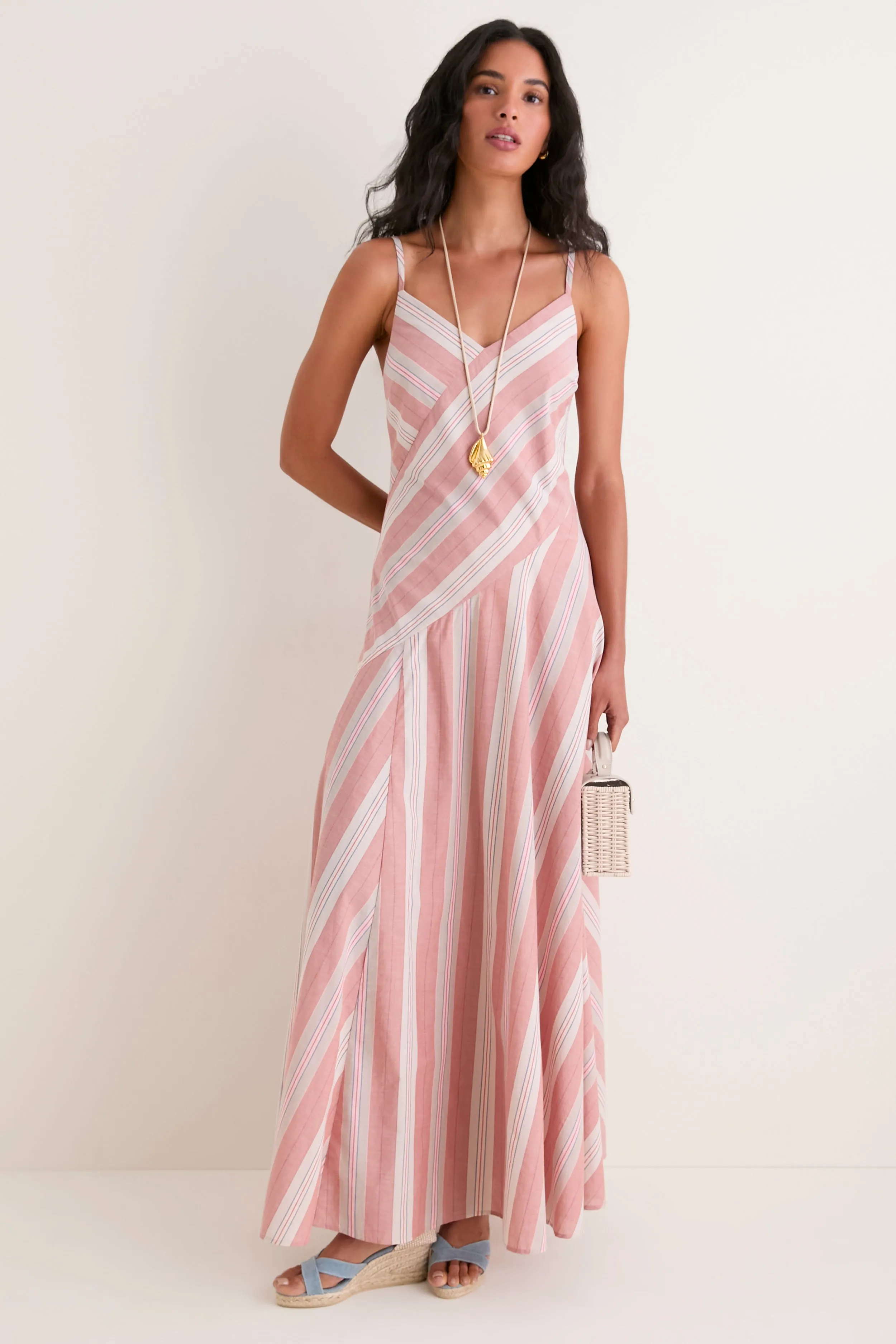 Sicilian Stripe Florentia Maxi Dress sold by Tuckernuck product image thumbnail 3