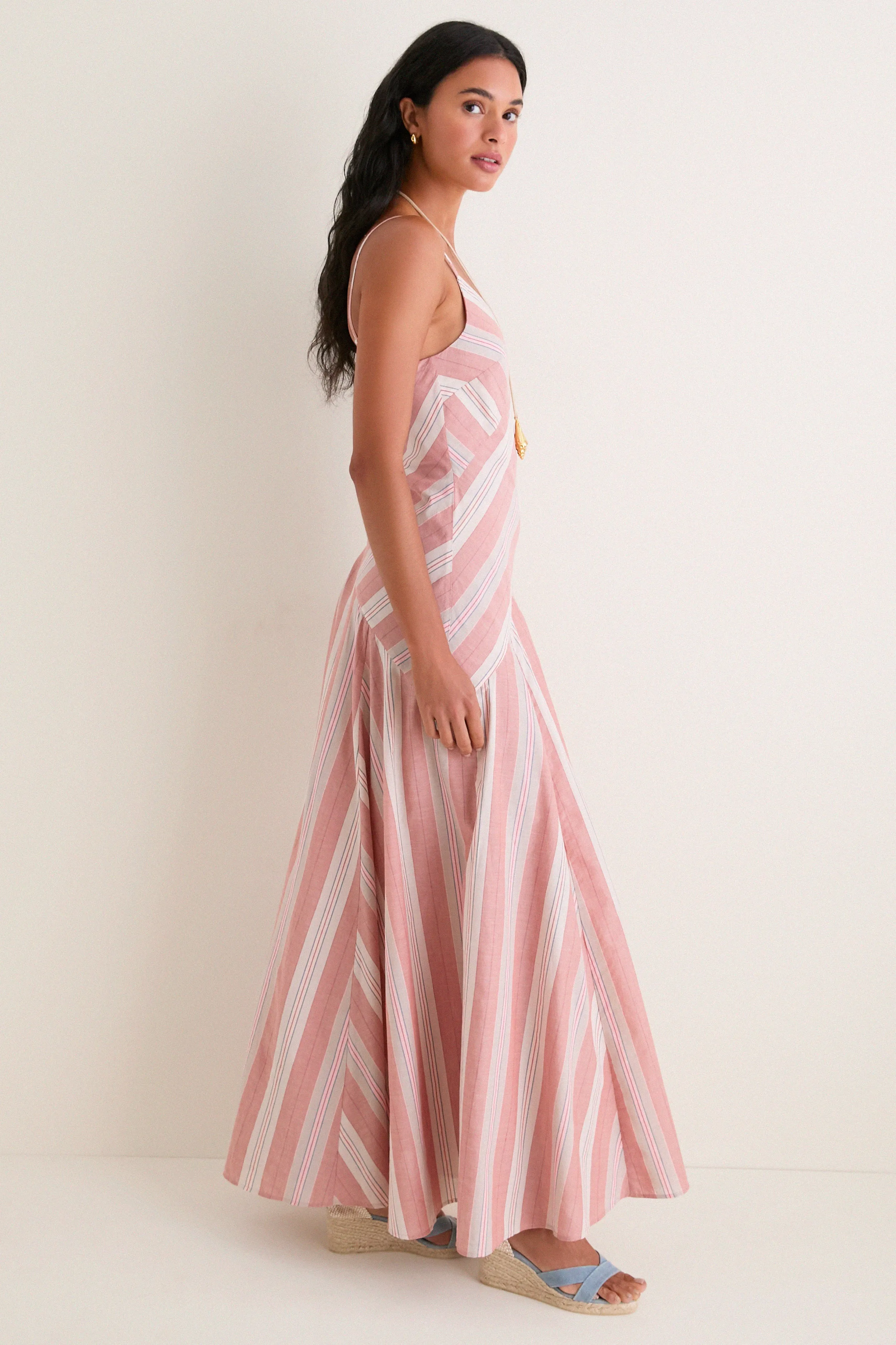 Sicilian Stripe Florentia Maxi Dress sold by Tuckernuck product image thumbnail 4