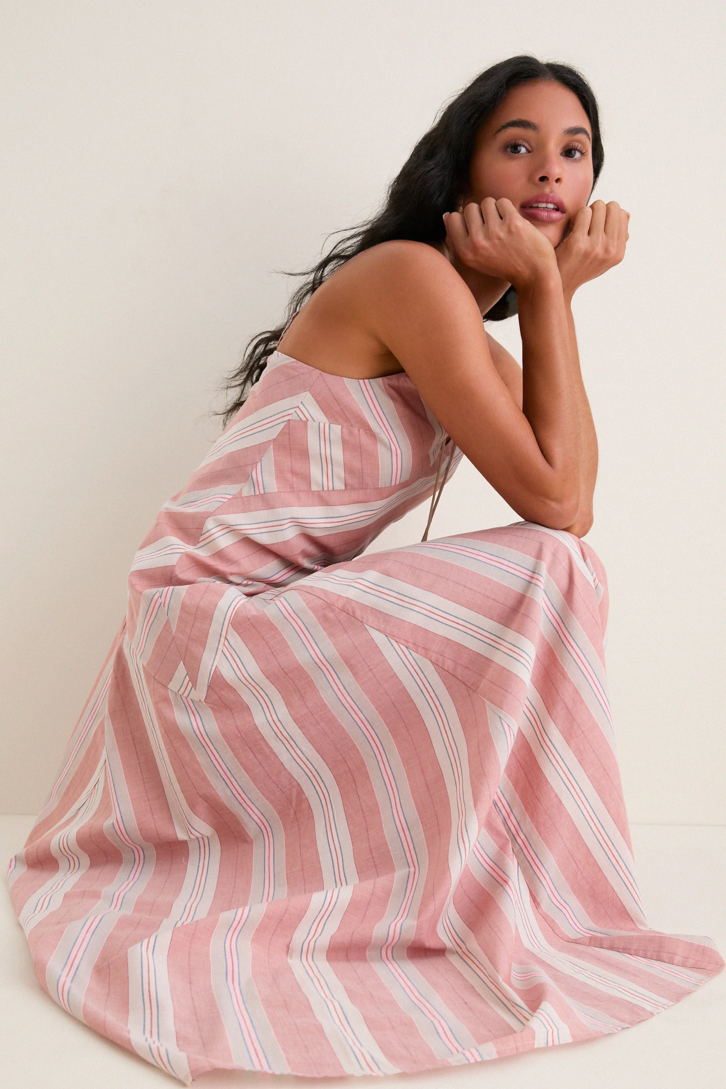 Sicilian Stripe Florentia Maxi Dress sold by Tuckernuck product image thumbnail 2